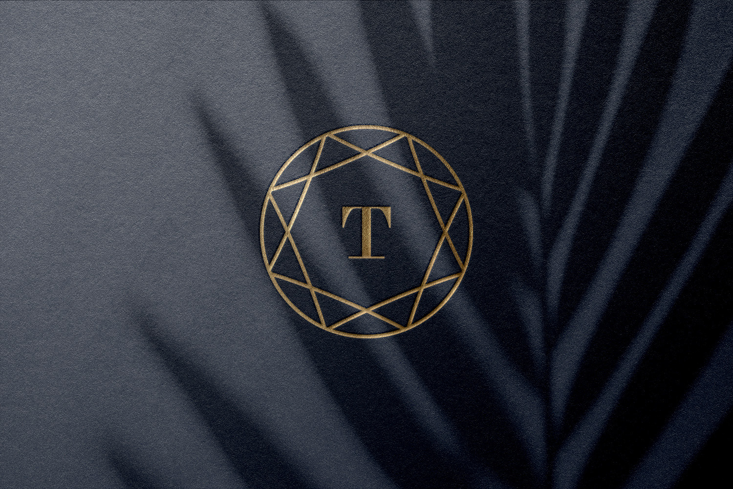 Hot Foiled Stamped Logomark