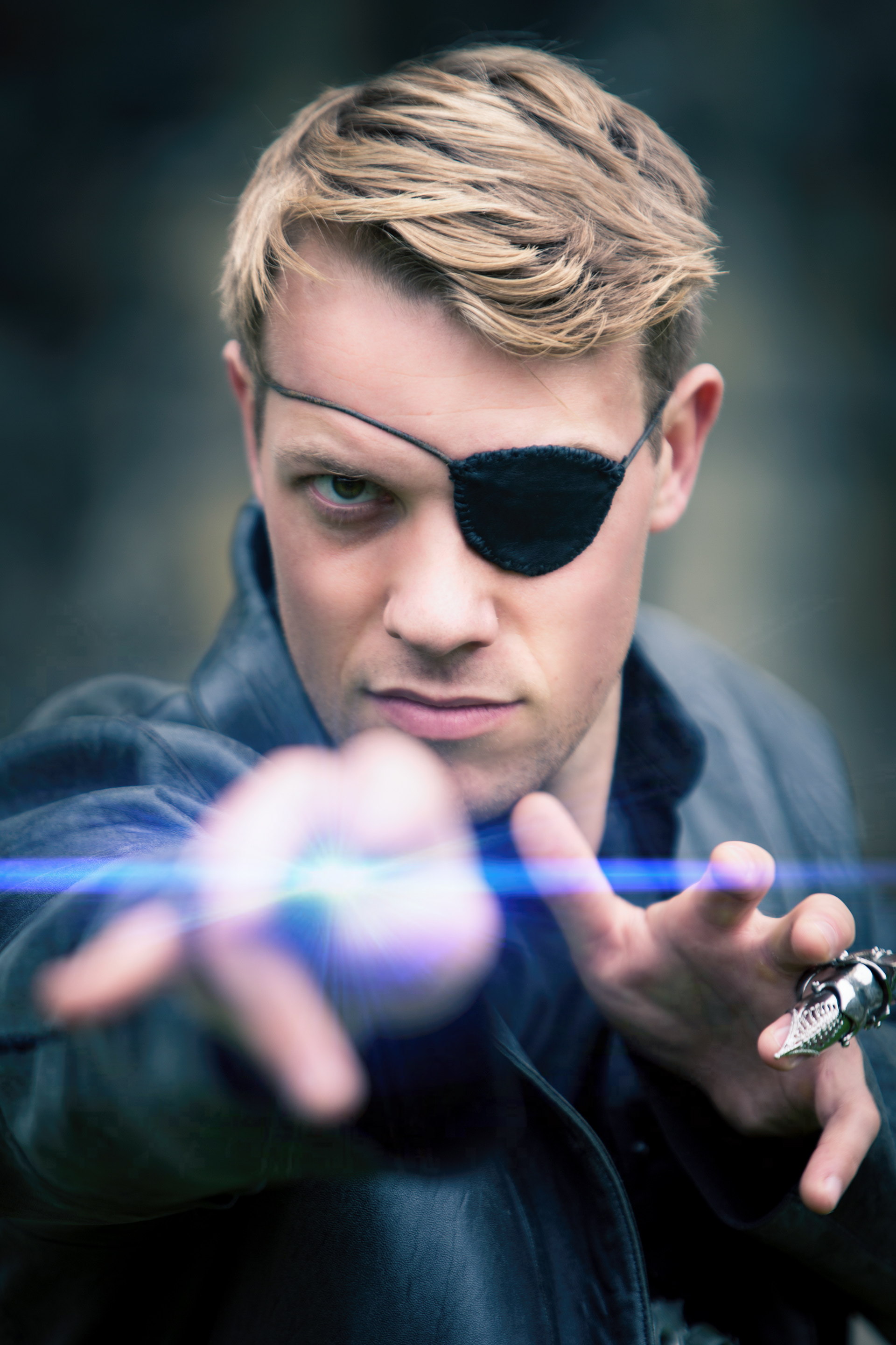 Actor Ben Scarles from Screen Rebels' play, The Devil's Library.