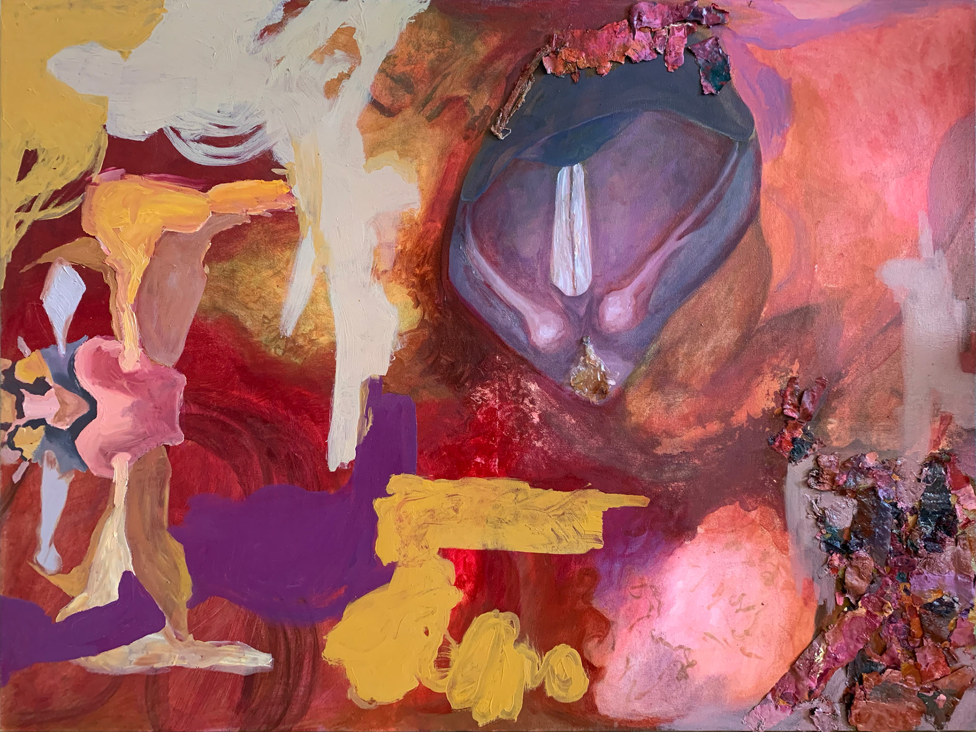 A Void at All Costs, 2021, oil, 30"x40"
