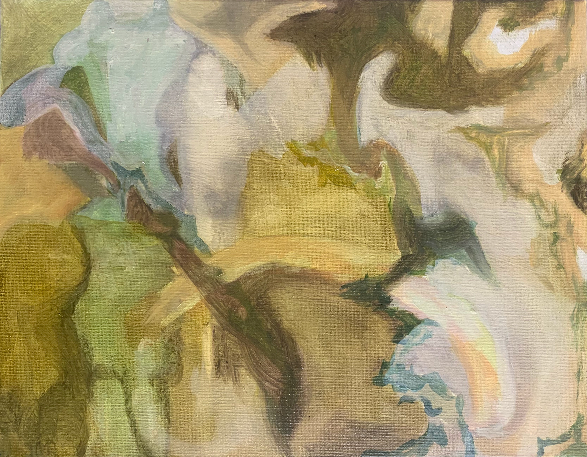 sternum, oil on canvas, 8"x10", 2023