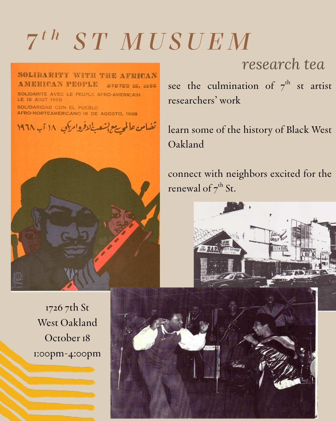 flyer created for archiving event