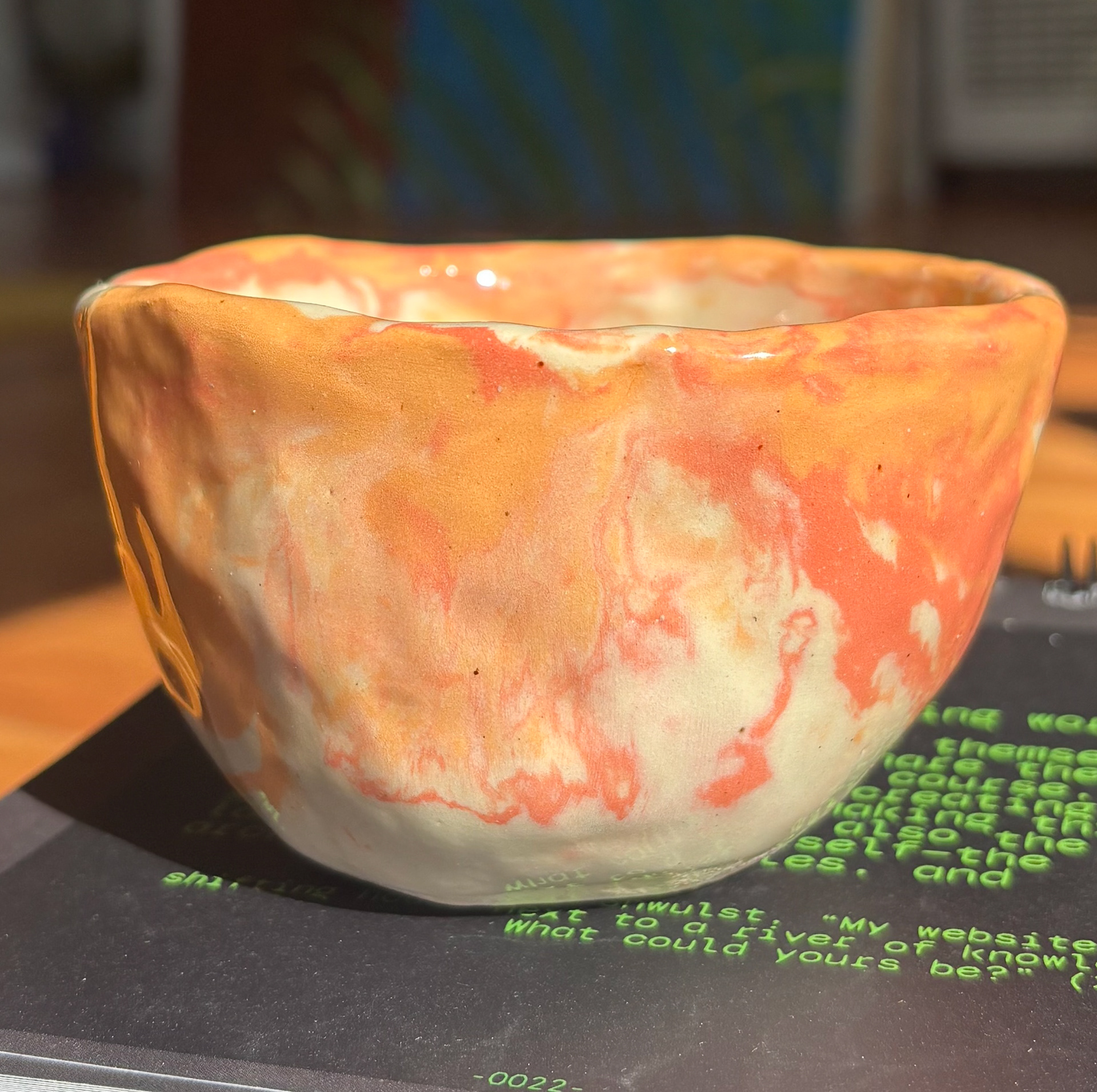 marbled stain cup