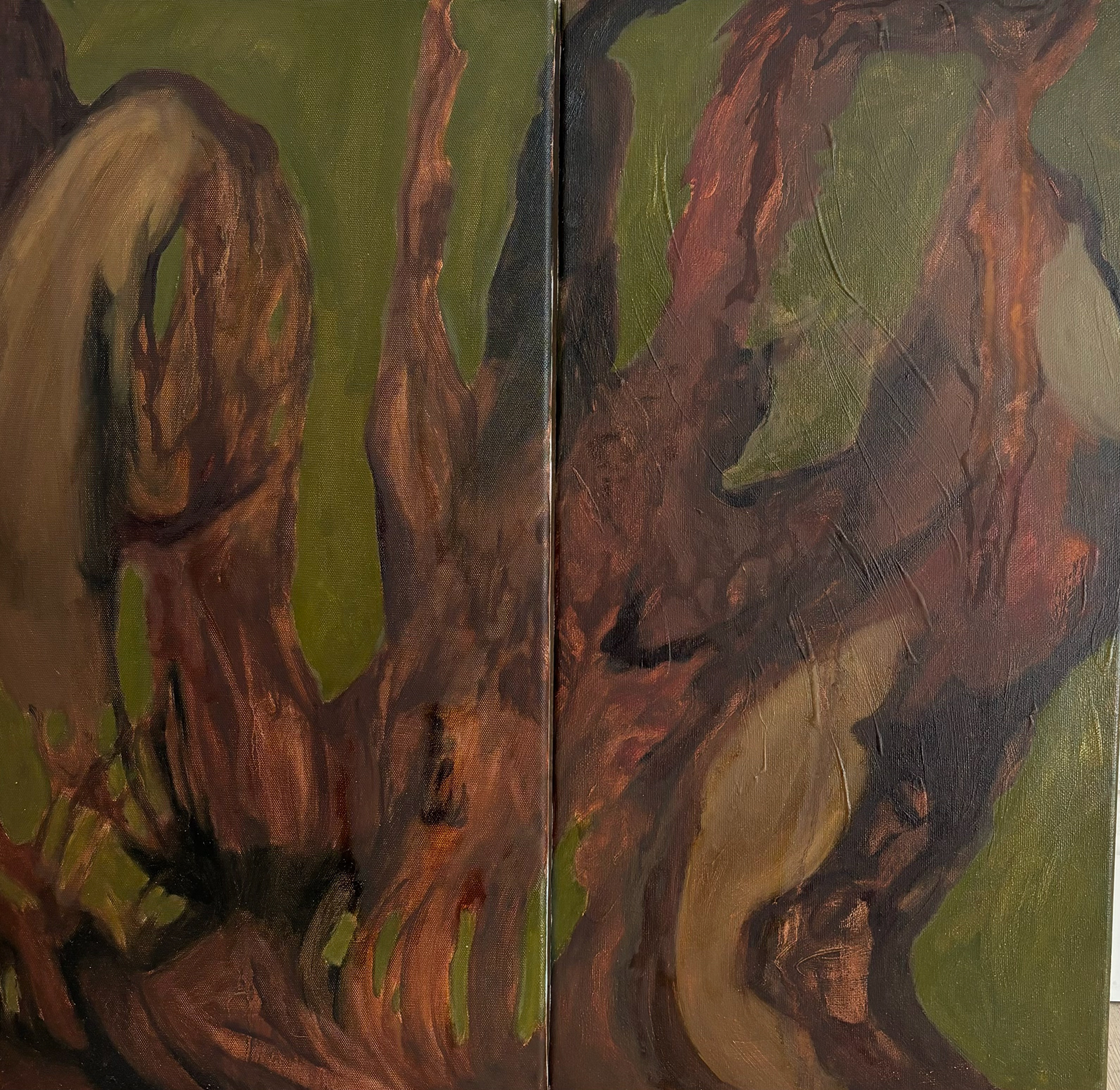 membraniform, oil on canvas, 2023-24