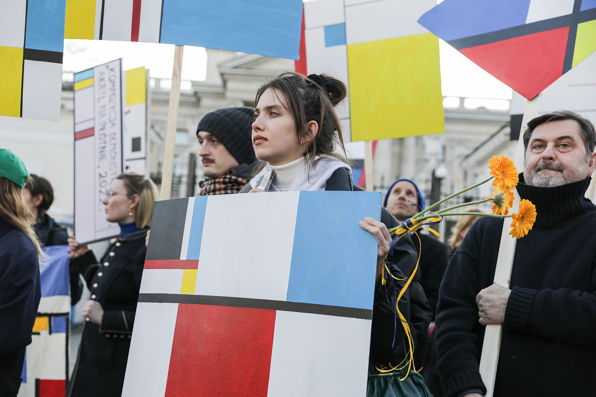 ARTISTS IN AN ACT OF SOLIDARITY WITH UKRAINE - WARSAW, 2022