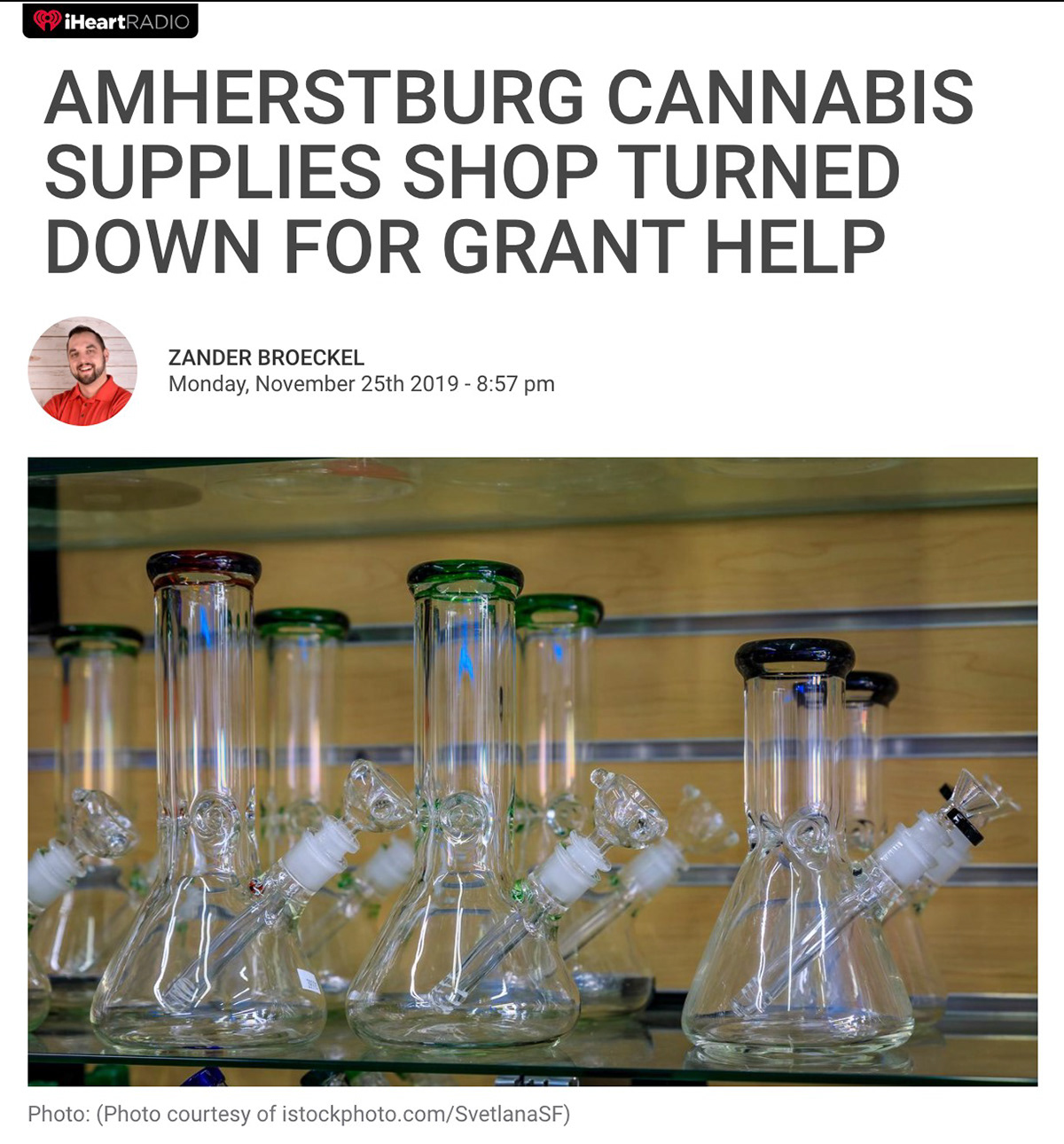 iHeart Radio: Cannabis smoking bongs