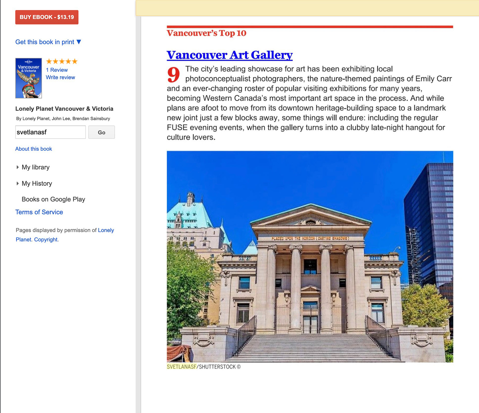 Lonely Planet: Vancouver & Victoria