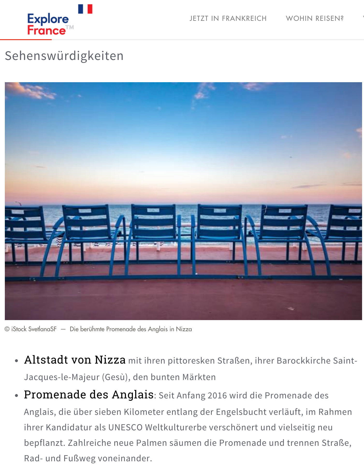 Explore France: The famous blue chairs on Promenade des Anglais in Nice, France