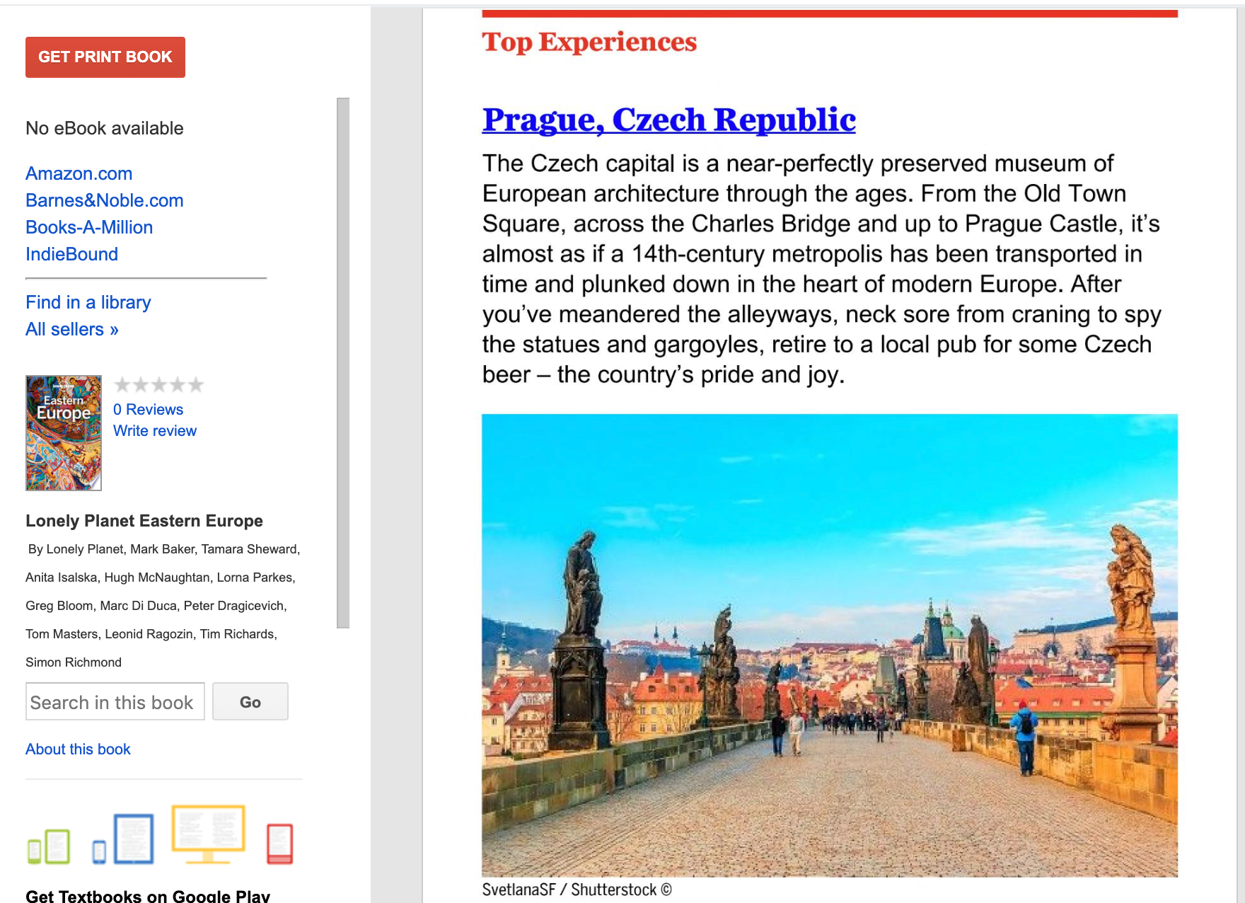 Lonely Planet: Eastern Eurpoe