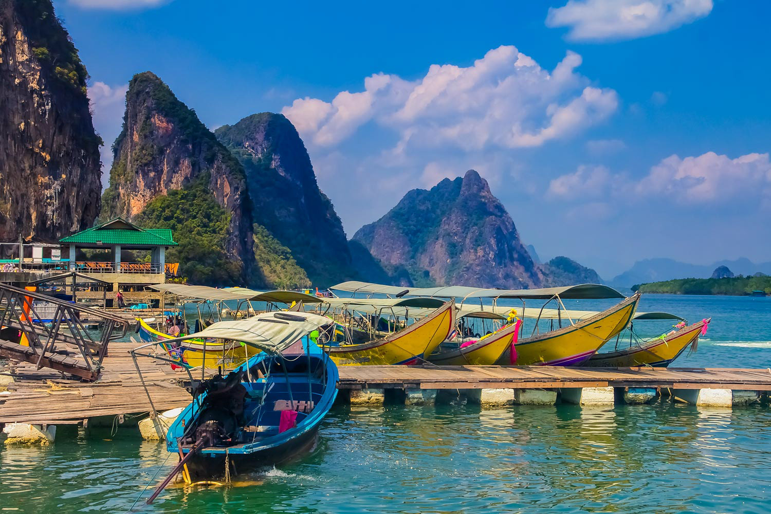 Longtail boats in Thailand