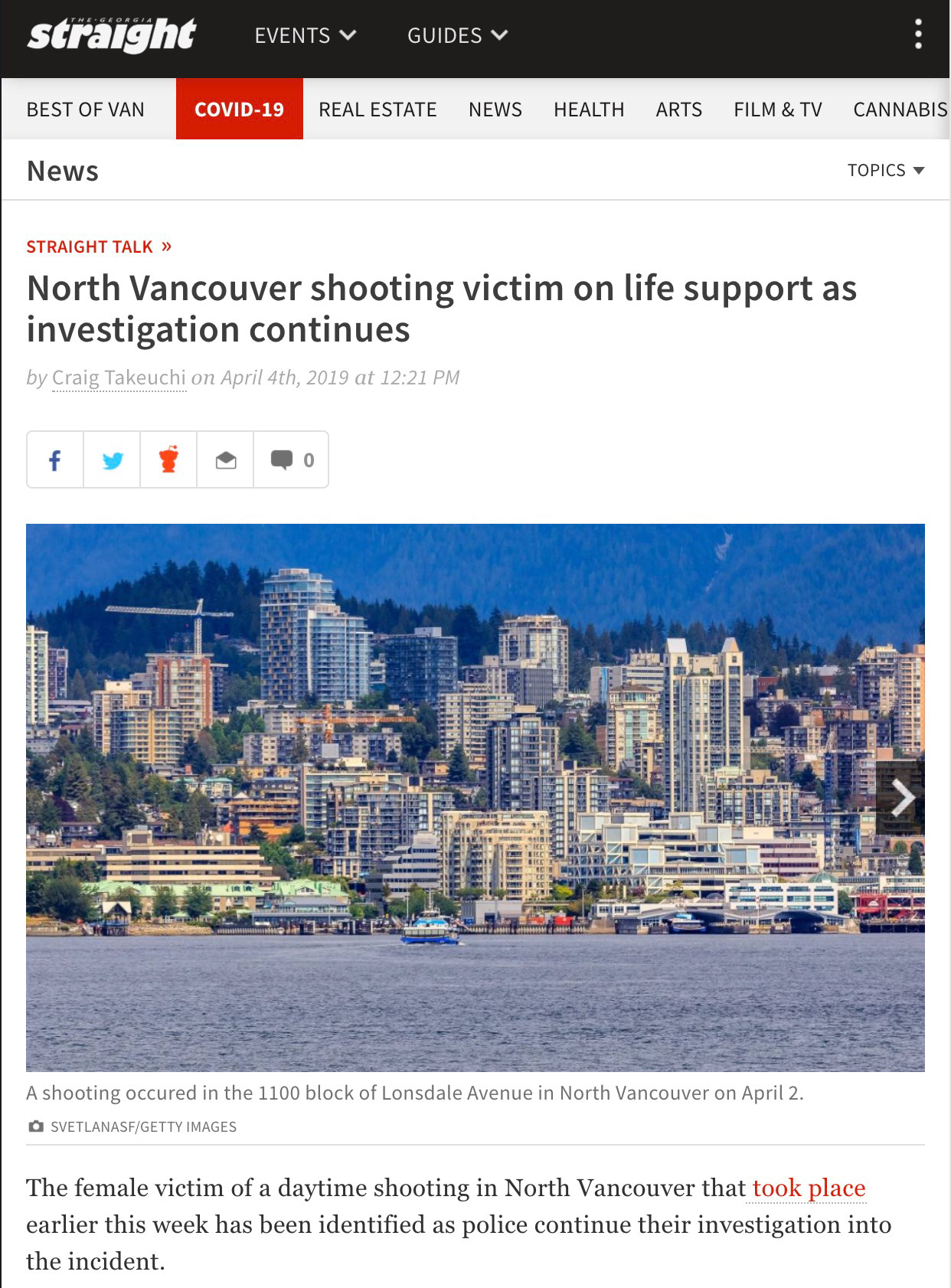 The Georgia Straight: North Vancouver