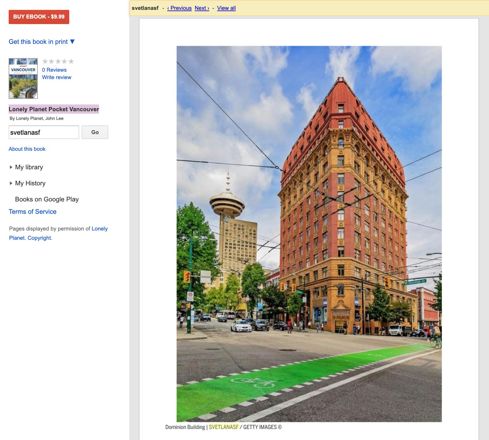 Lonely Planet Pocket: Vancouver