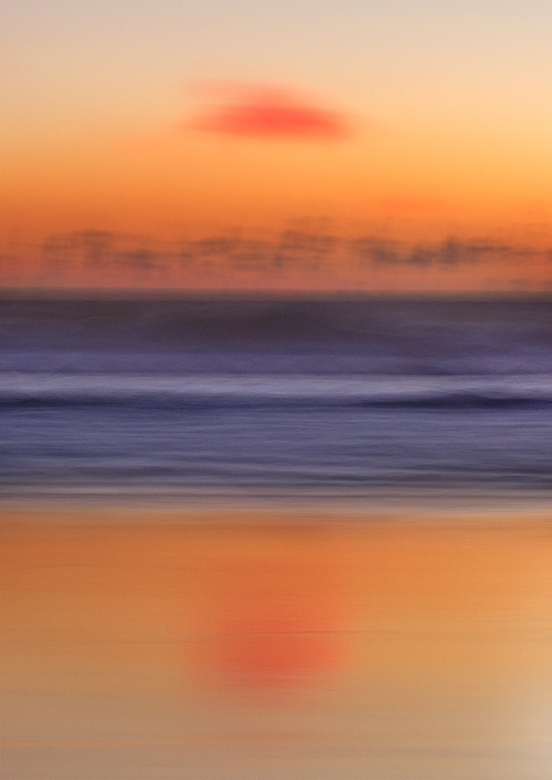Paintbrushed sunset