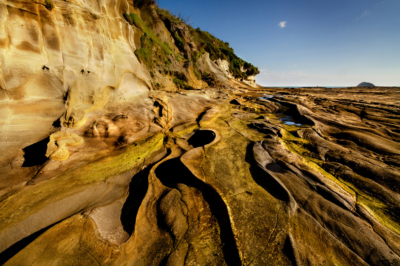 Sculptured by tide and time