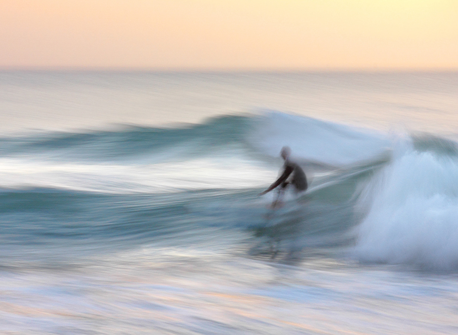 Sunset surfer