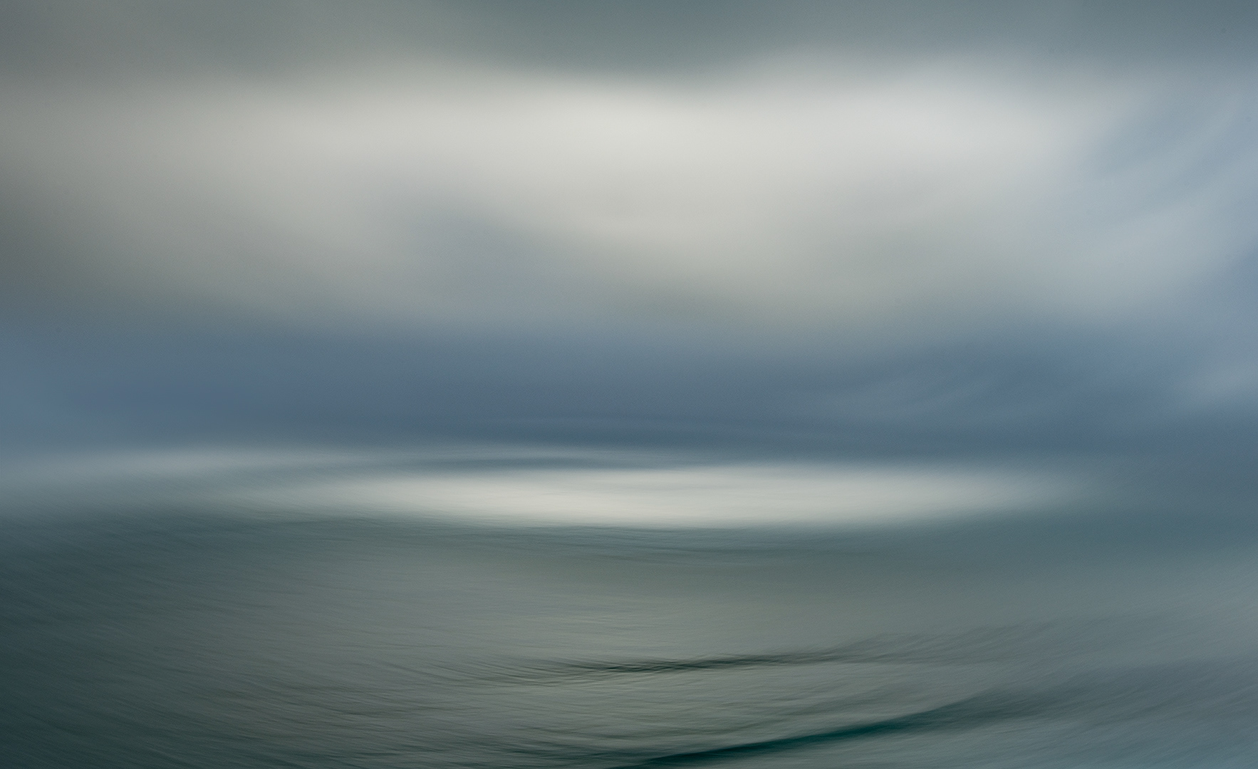 Reflected clouds