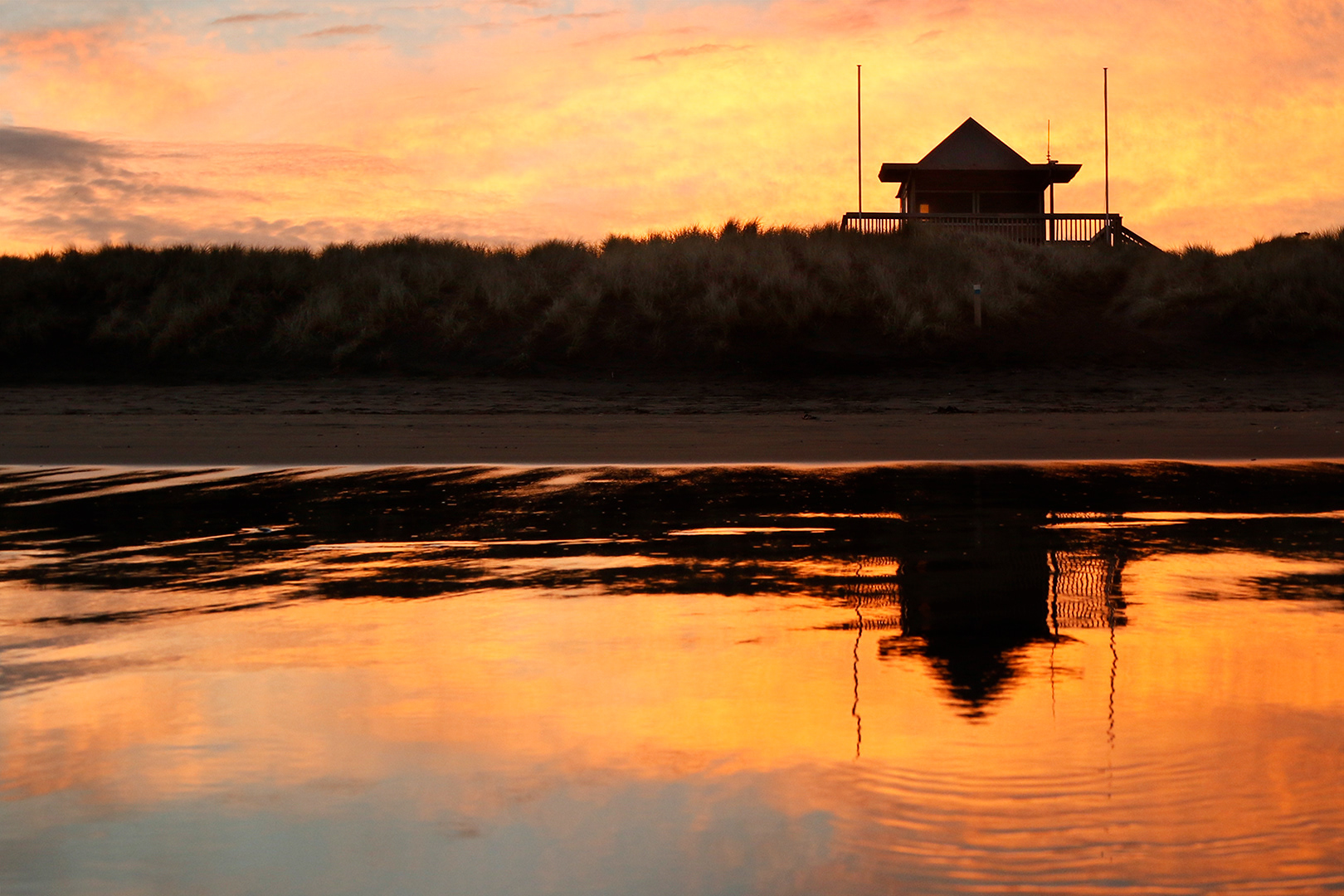 Surftower at sunset