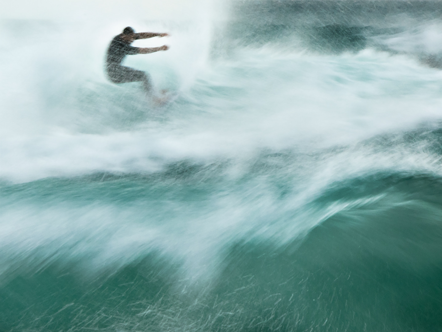 Feeling the surf