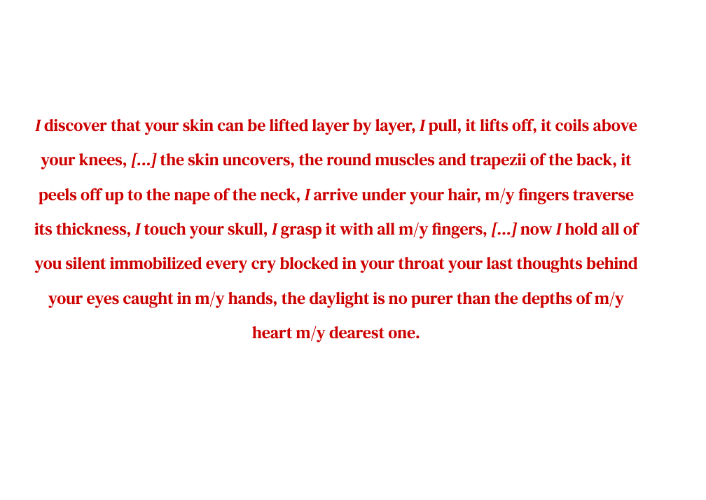 Excerpt From “The Lesbian Body” By Monique Whittig