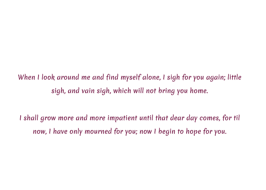 Letter from Emily Dickinson to Susan Gilbert (Summer 1852) By Emily Dickinson