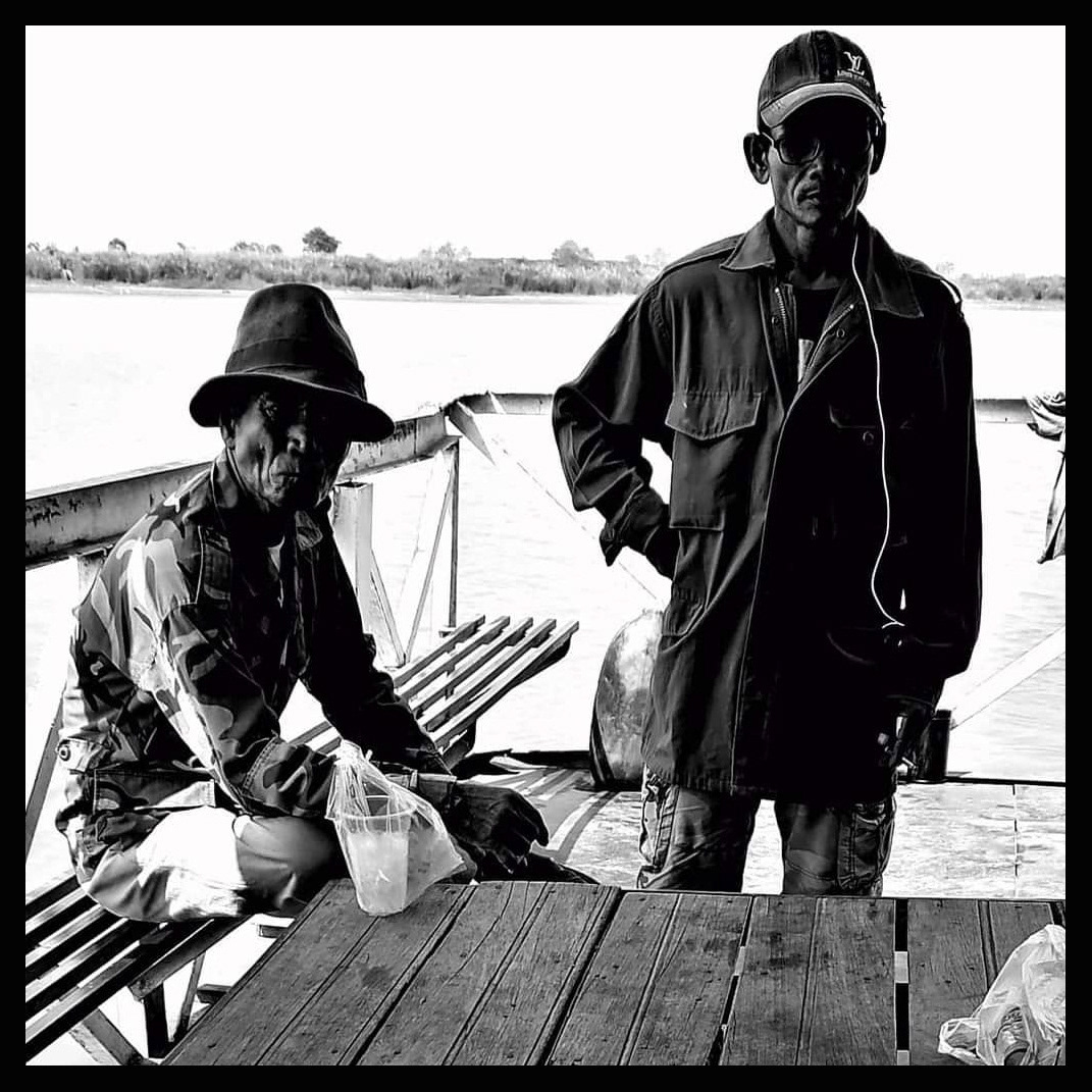 Crossing on the Mekong ferry