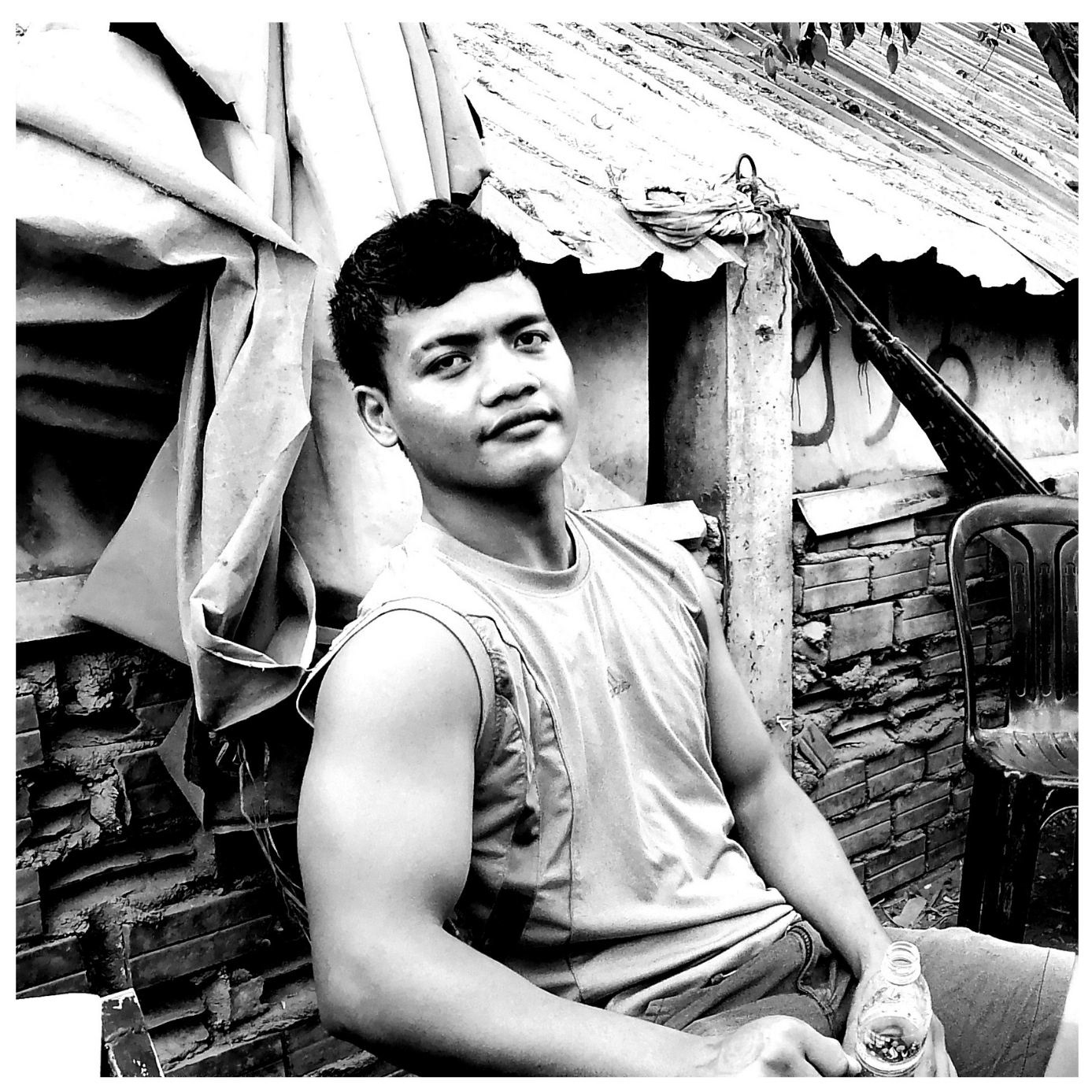 Mr Nak, a local Kun Khmer fighter