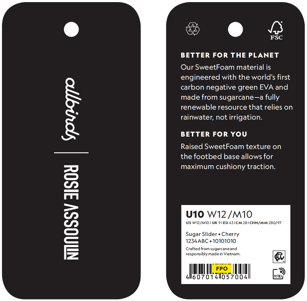 Custom Hangtag Design for special collection