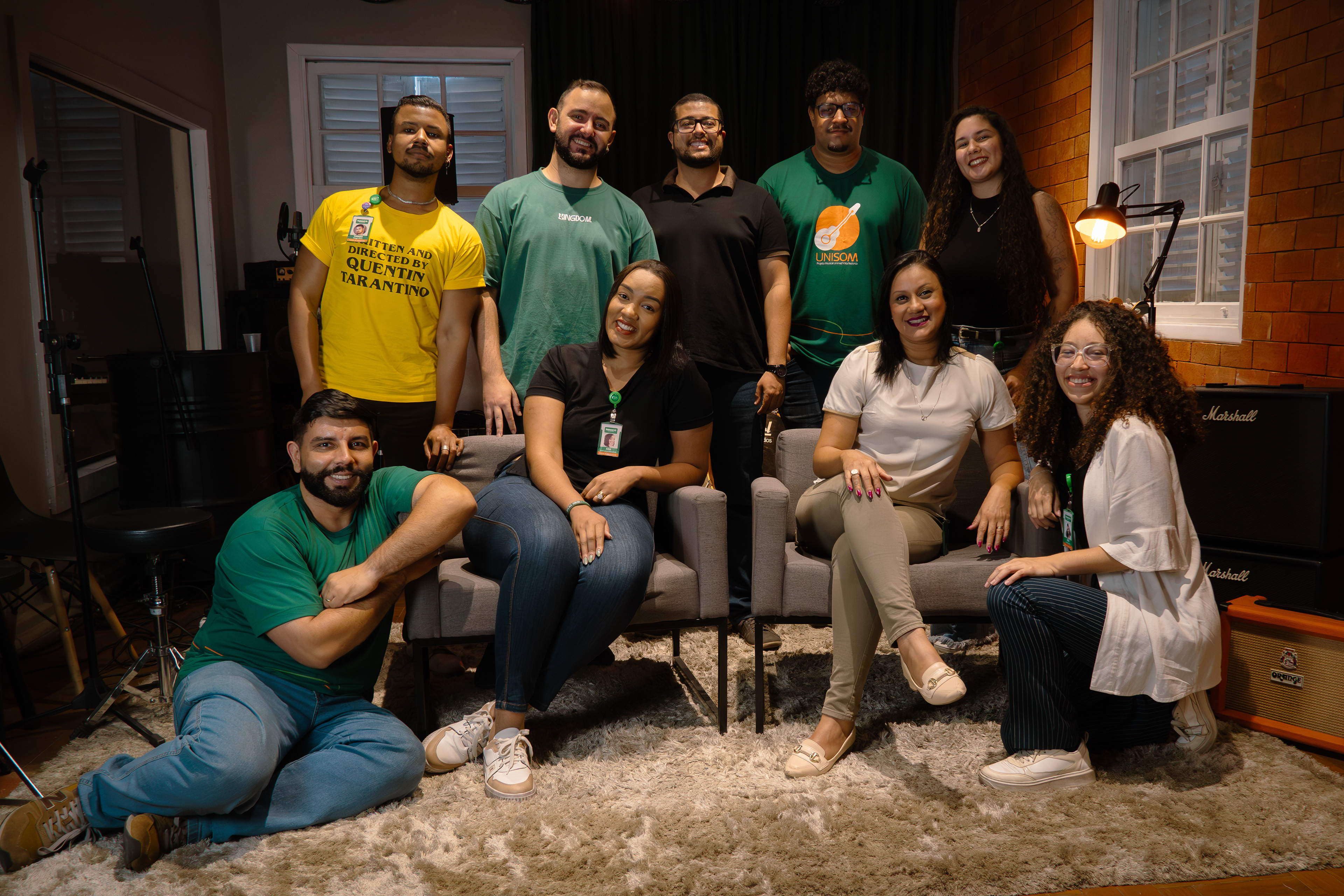 bastidores gravação jingle unimed vr