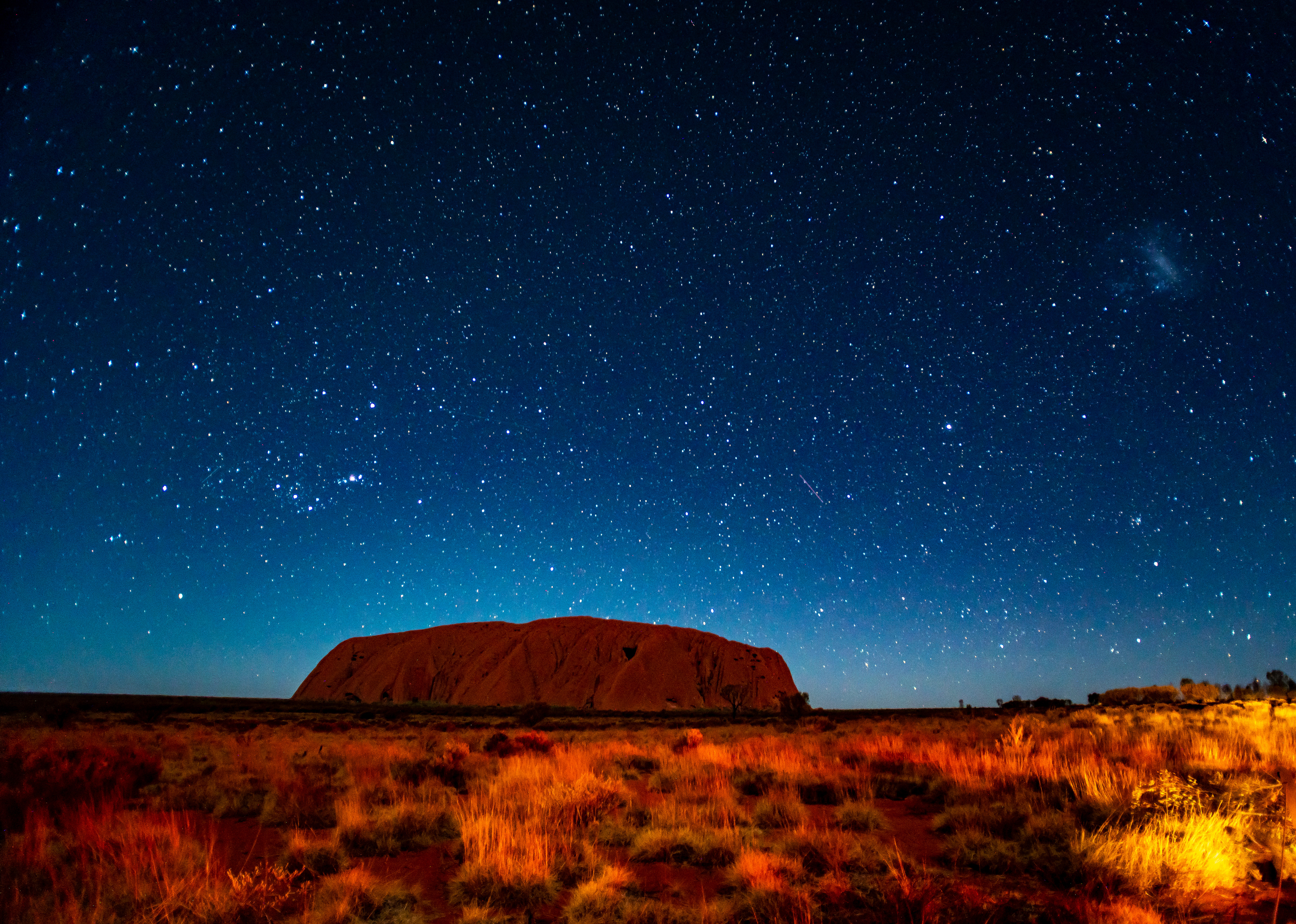 Uluru by night Australien