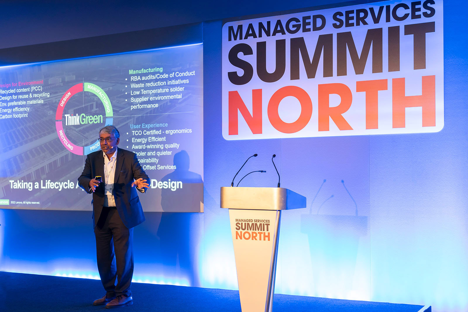 speaker at Managed services North conference in Manchester