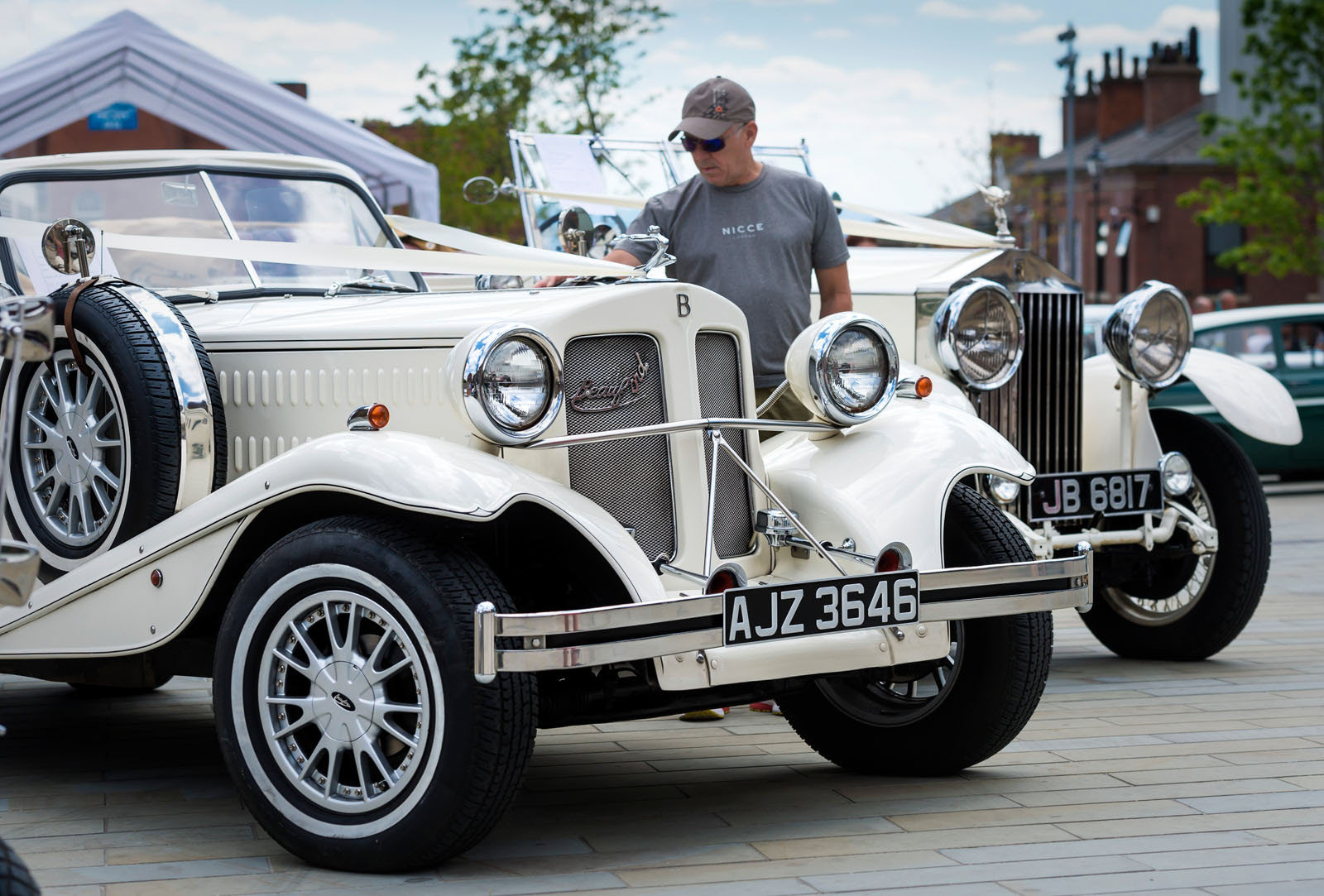 Vintage car rally in Oldham