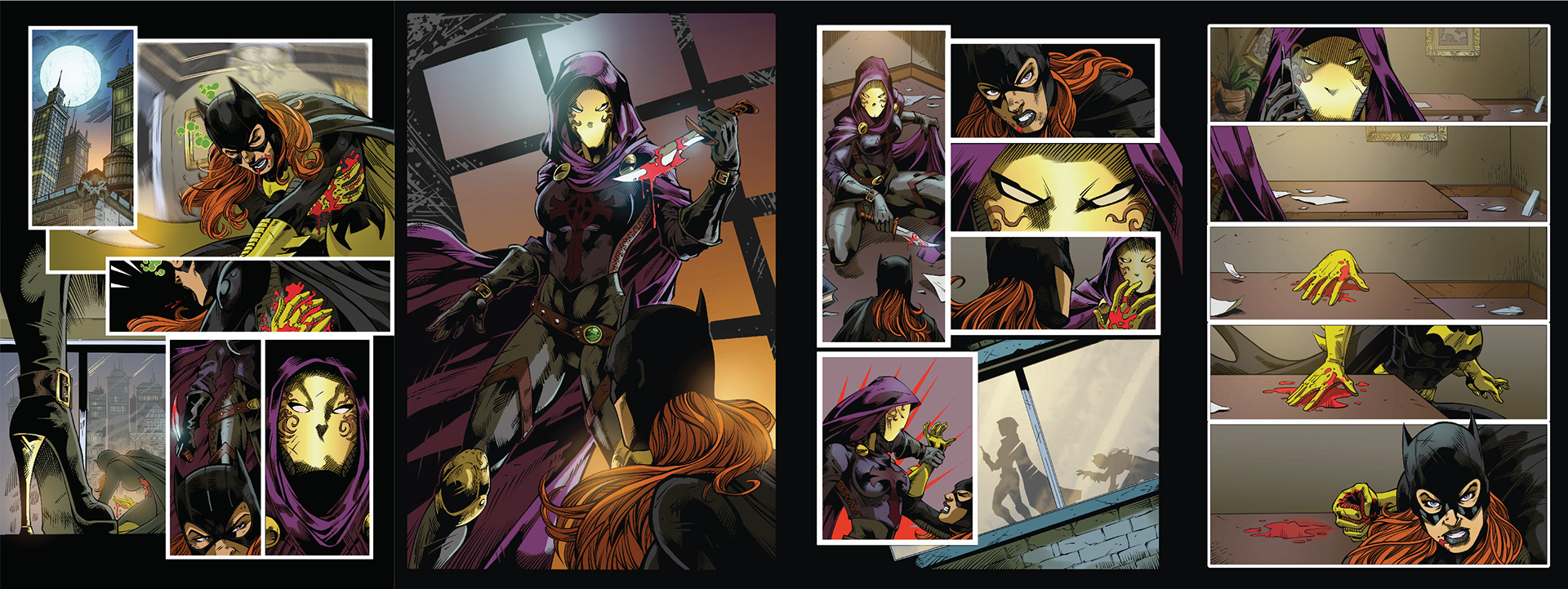 Batgirl: Knightfall Pencils by Marcio Abreau, Inks by Fendiin (Coloured For My Portfolio Only)