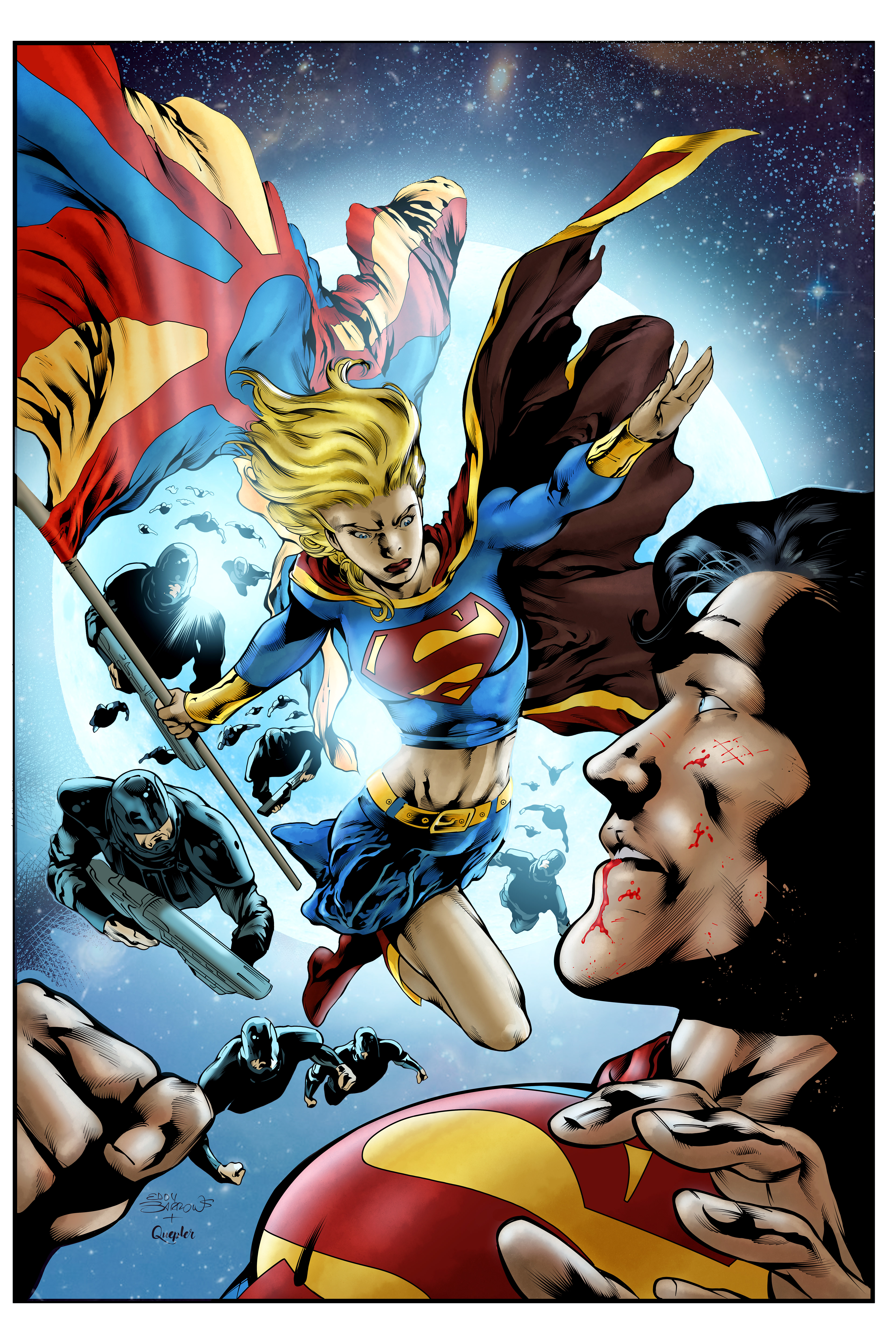 Pencils by Eddy Barrows, inks by QueplerArts-Inker1