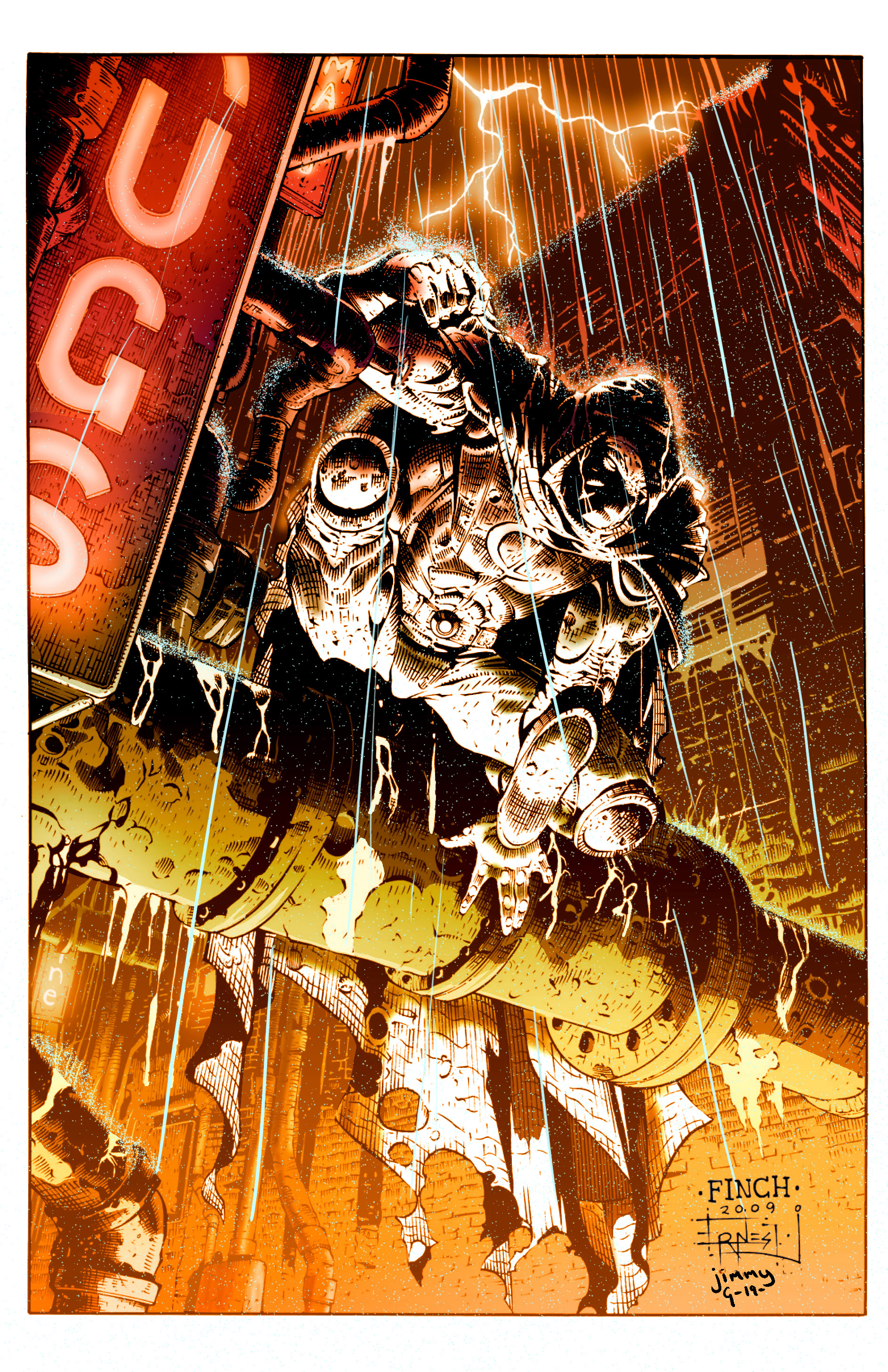 Pencils by David Finch Inks by Ernest Jocson