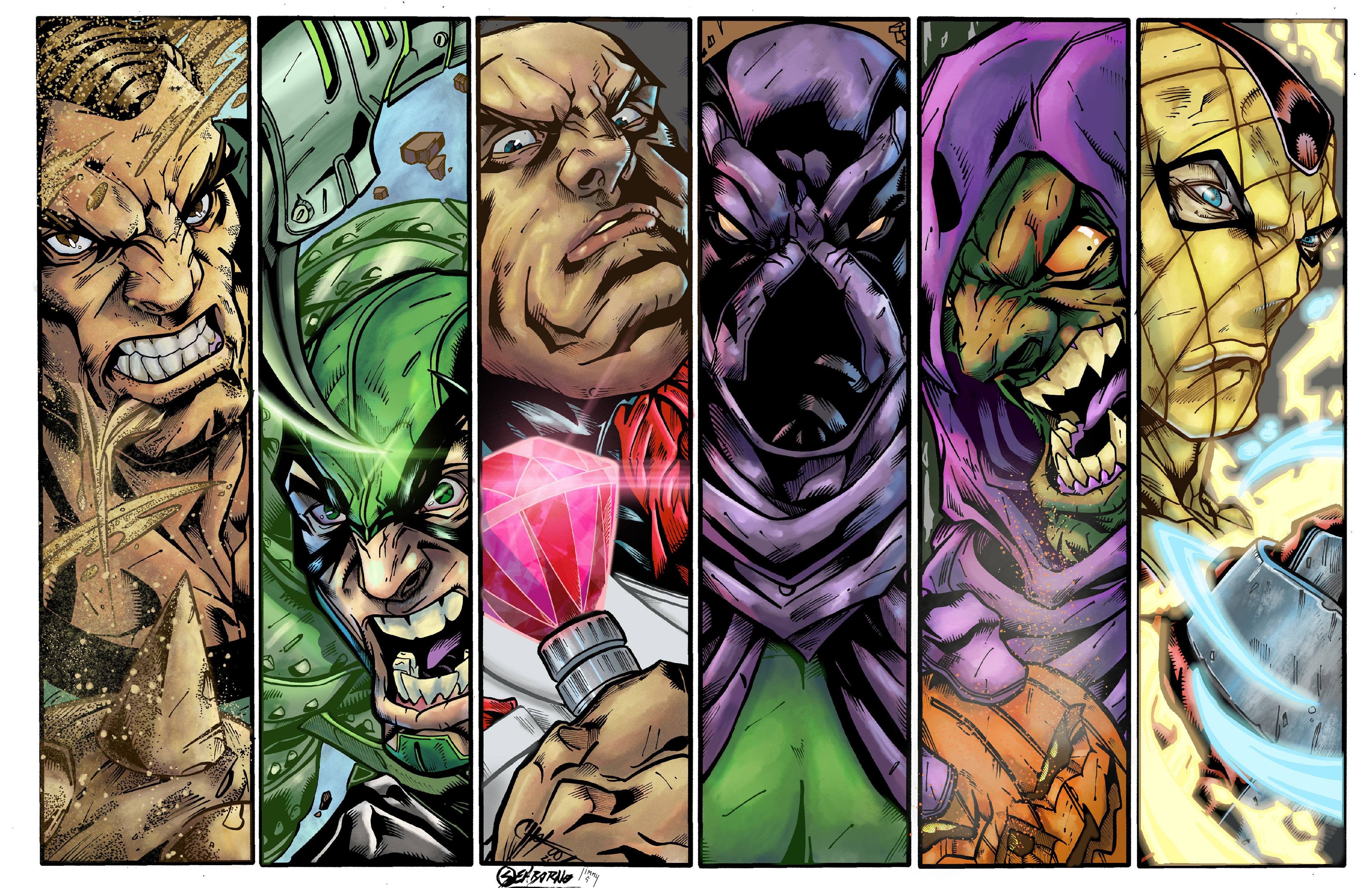 Pencils by Chokoo Inks by Matt Seaborne