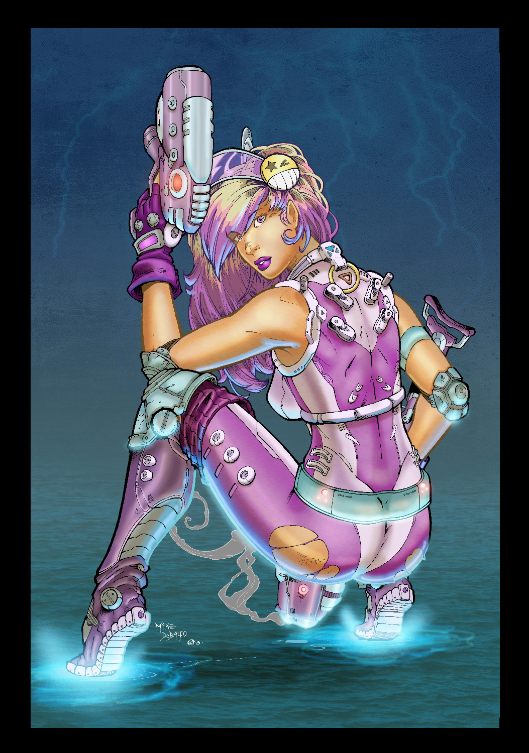 Line art by Mike DeBalfo