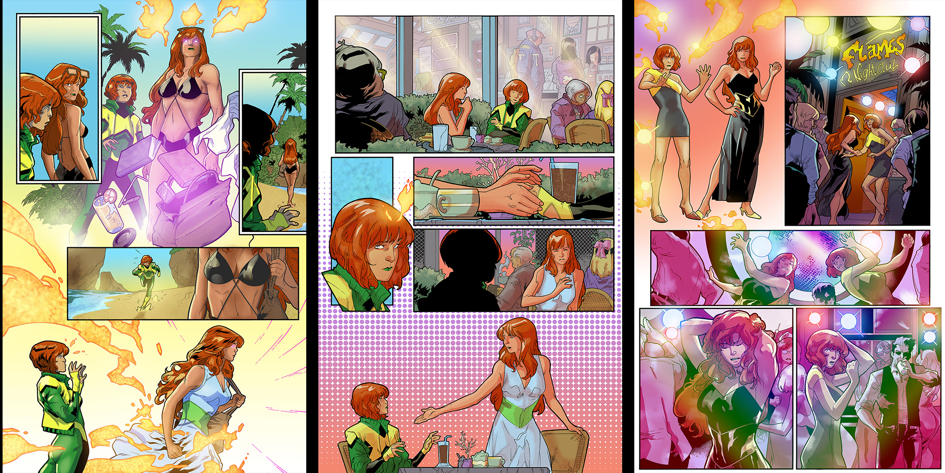 Generations: The Phoenix Pencils - R.B Silva Inks - Adrianno Di Benedetto (Coloured For My Portfolio Only)