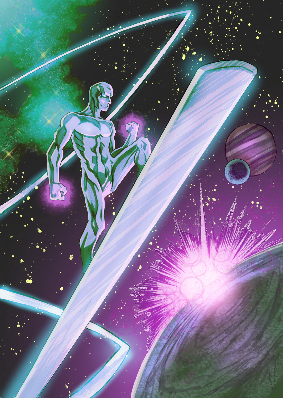 Coloured in CSP and PS Line art by Declan Shalvey