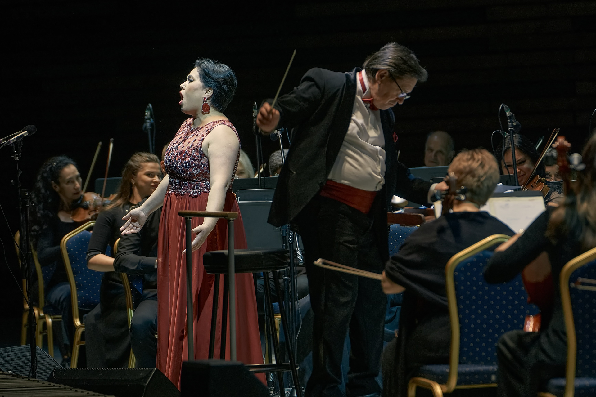 Opera voices at the Green Theatre at the Platonov Festival