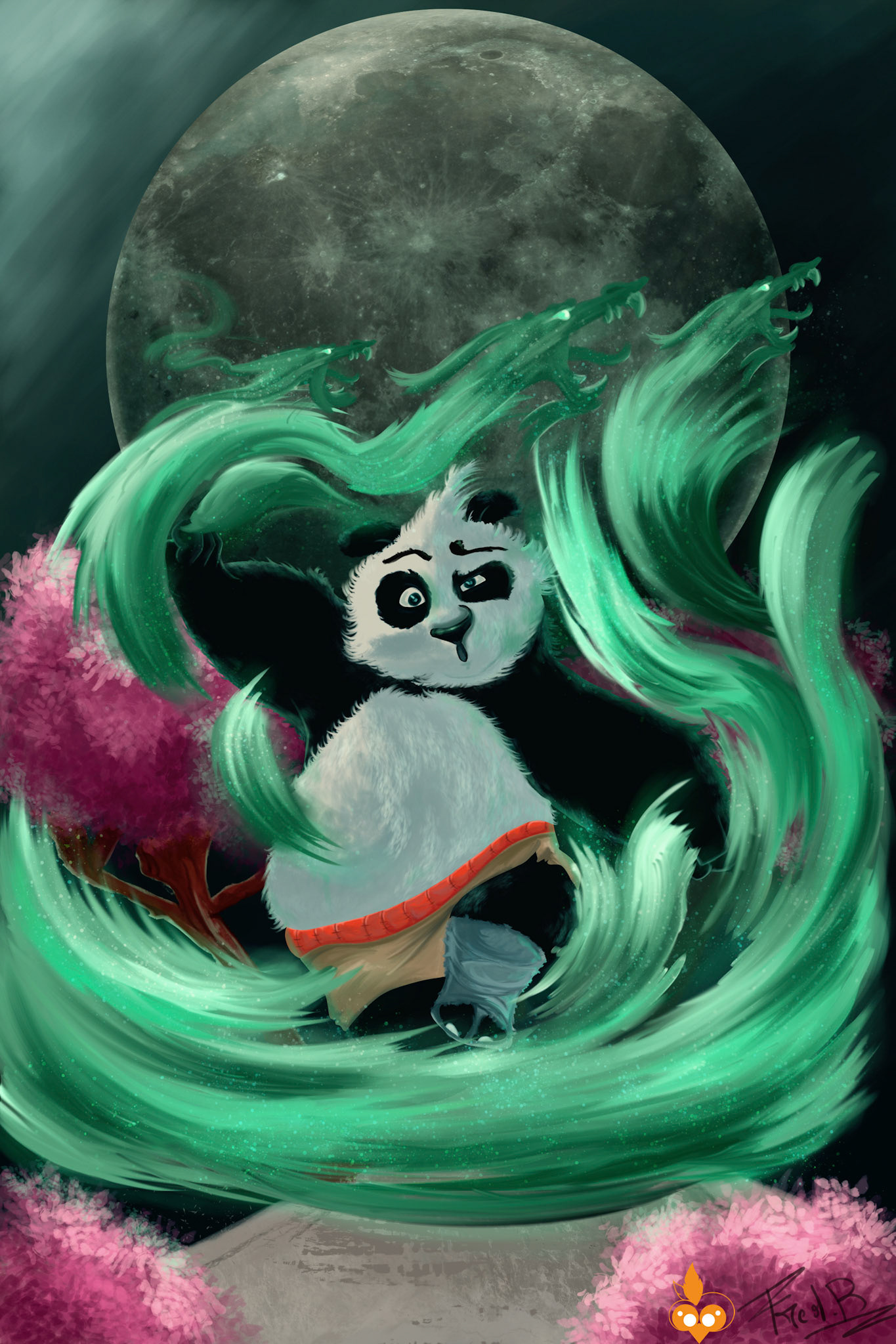 Panda esprit du dragon