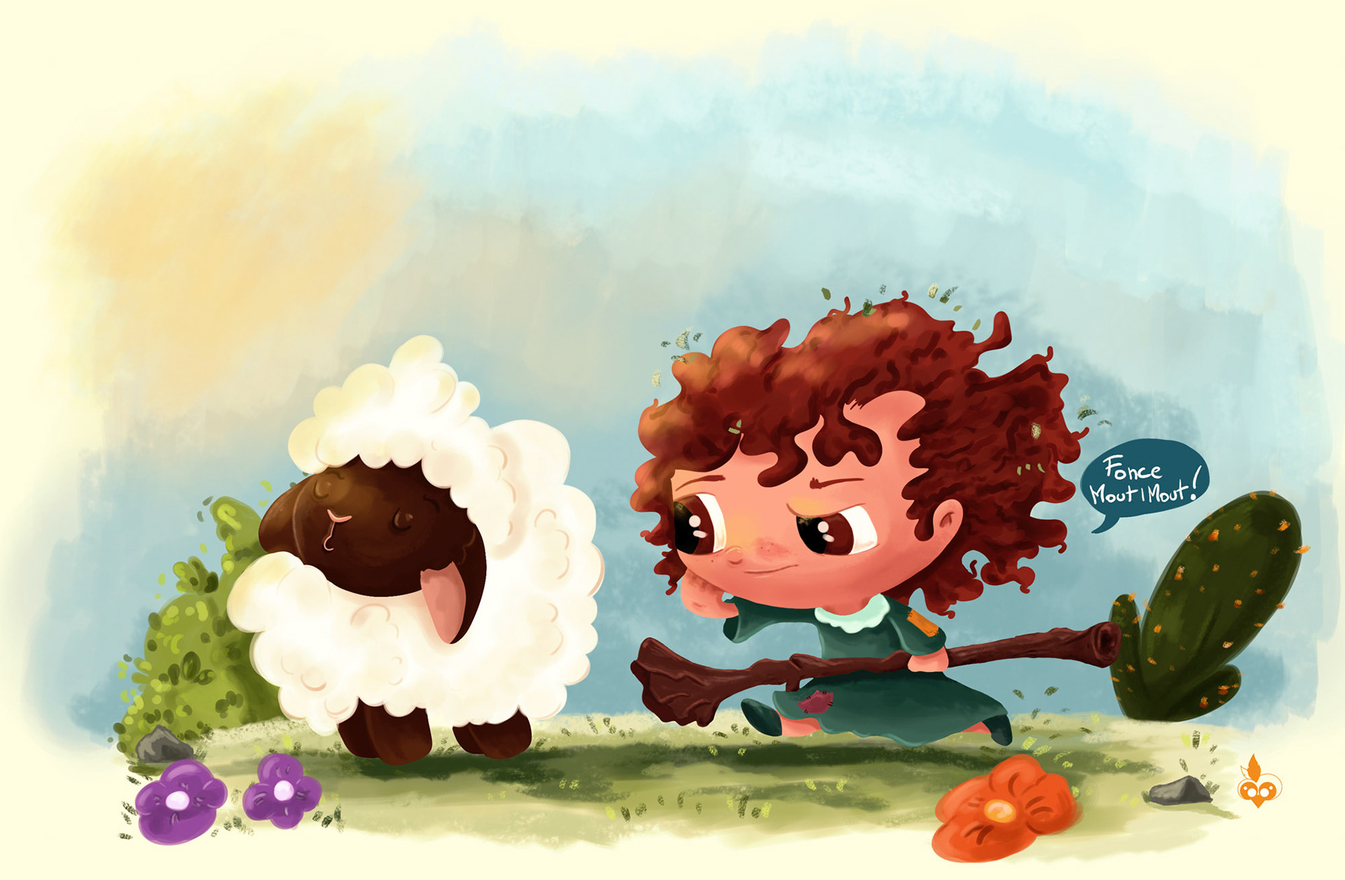 Themis et Moutmout partent pour l'aventure