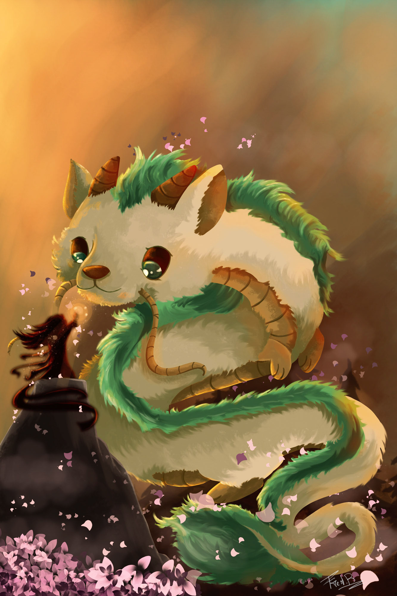 Dragon et la jeune fille
