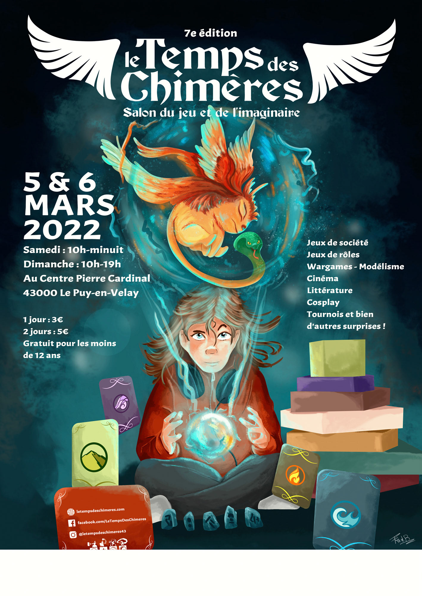 Affiche le temps des chimeres