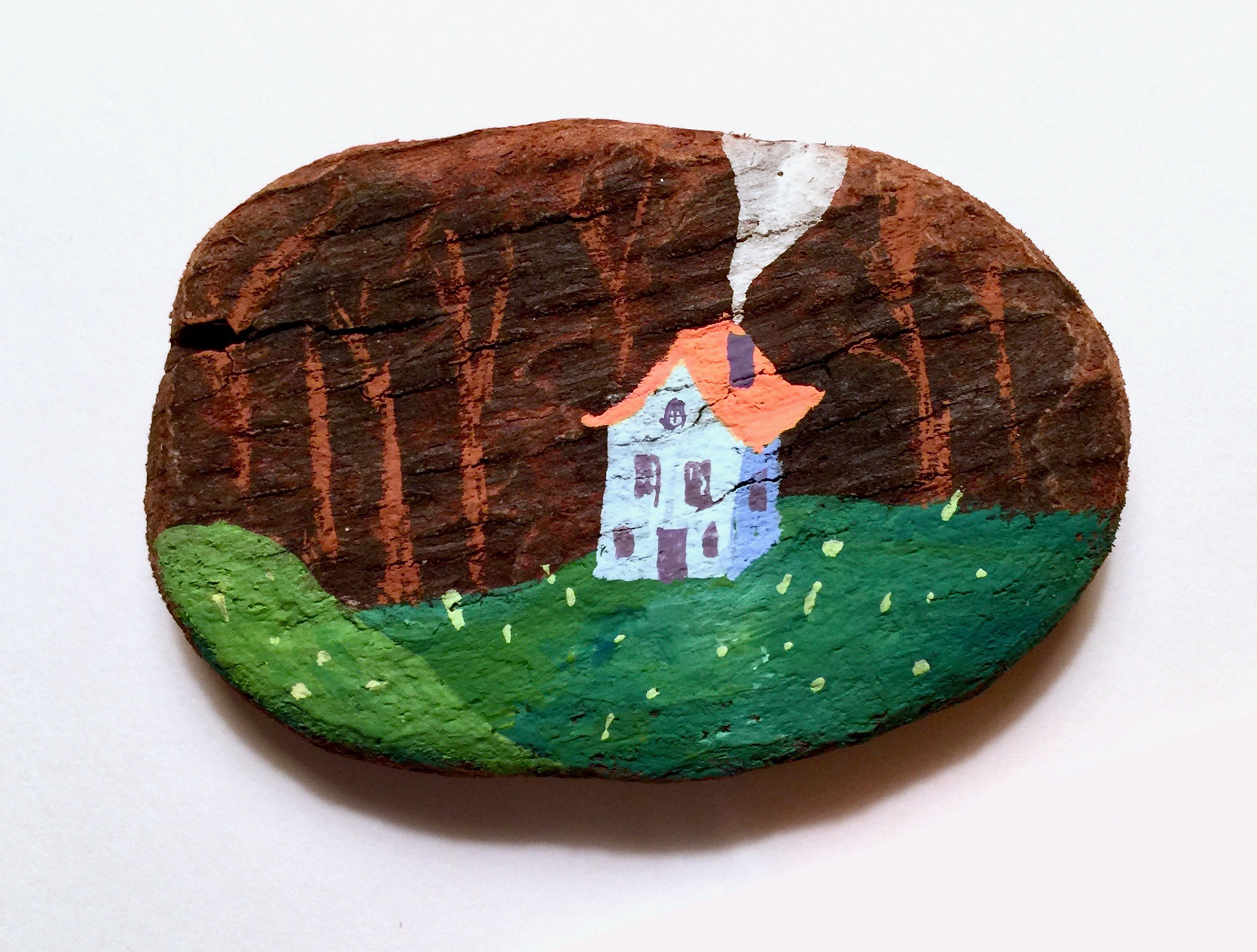 gouache on wood (2020)