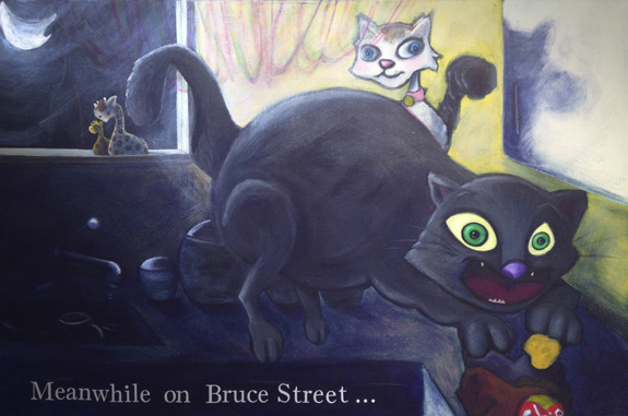 Meanwhile on Bruce Street...