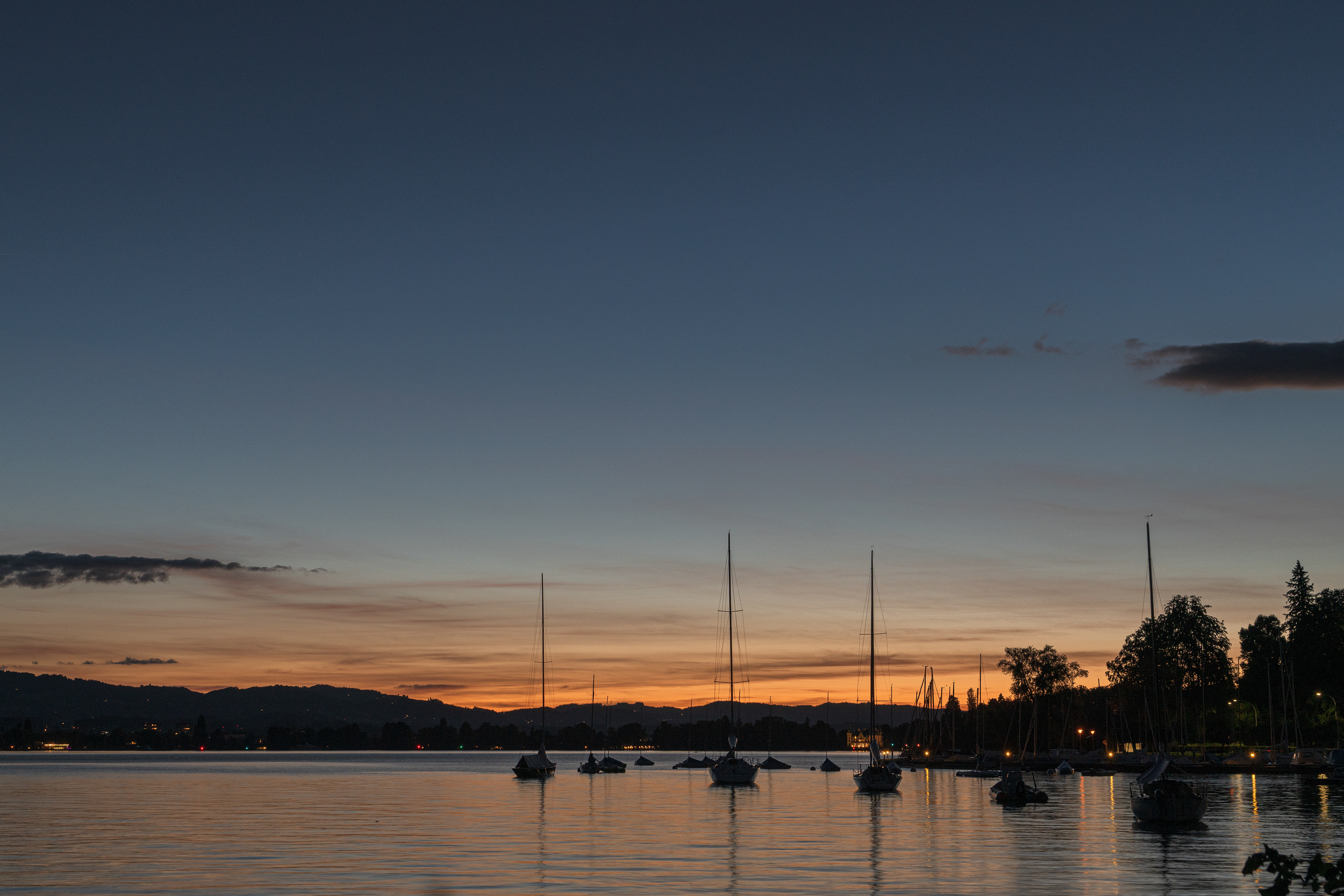 Sommerabend, Bick nach Thun
