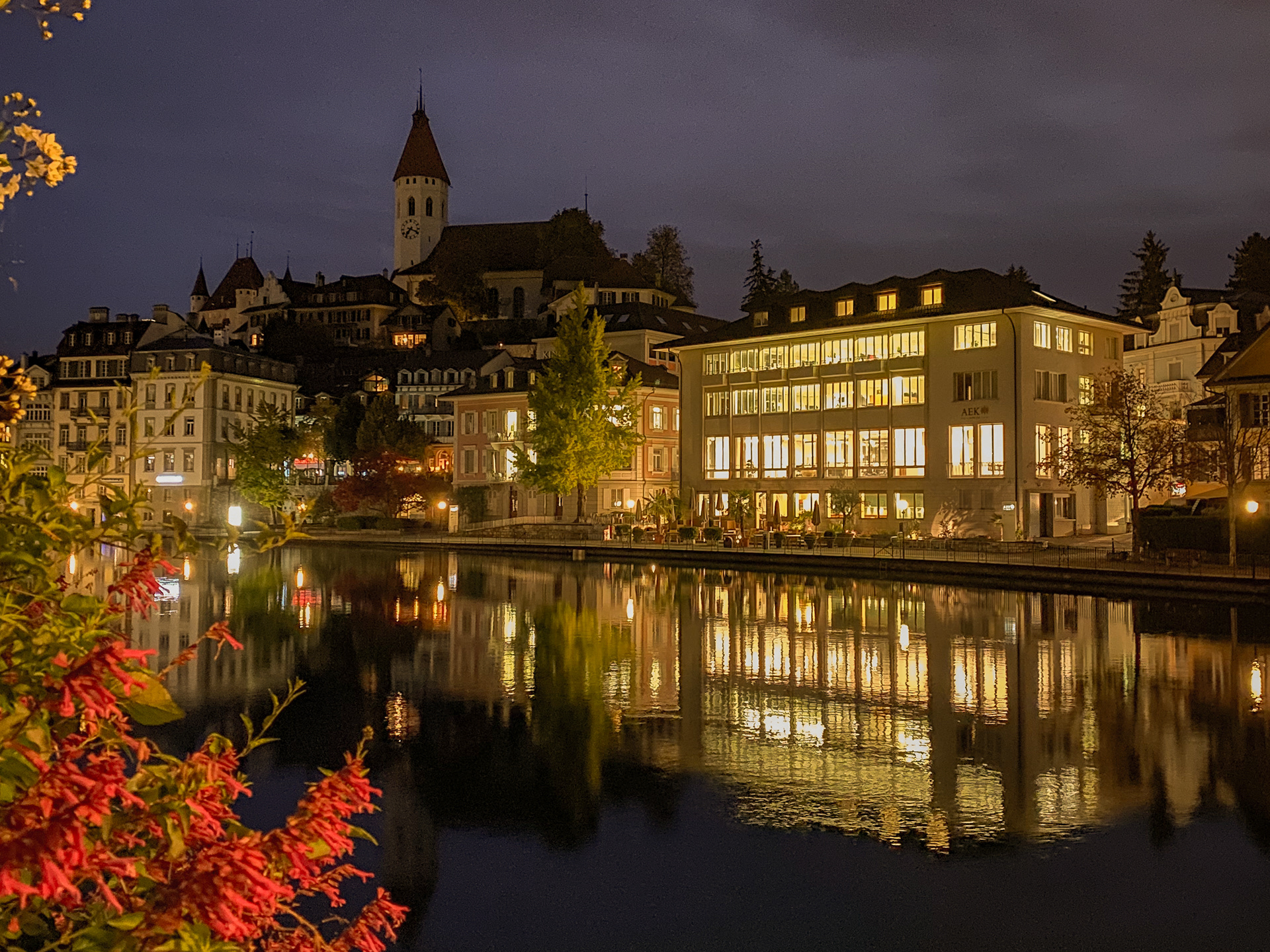 Skyline bei Nacht