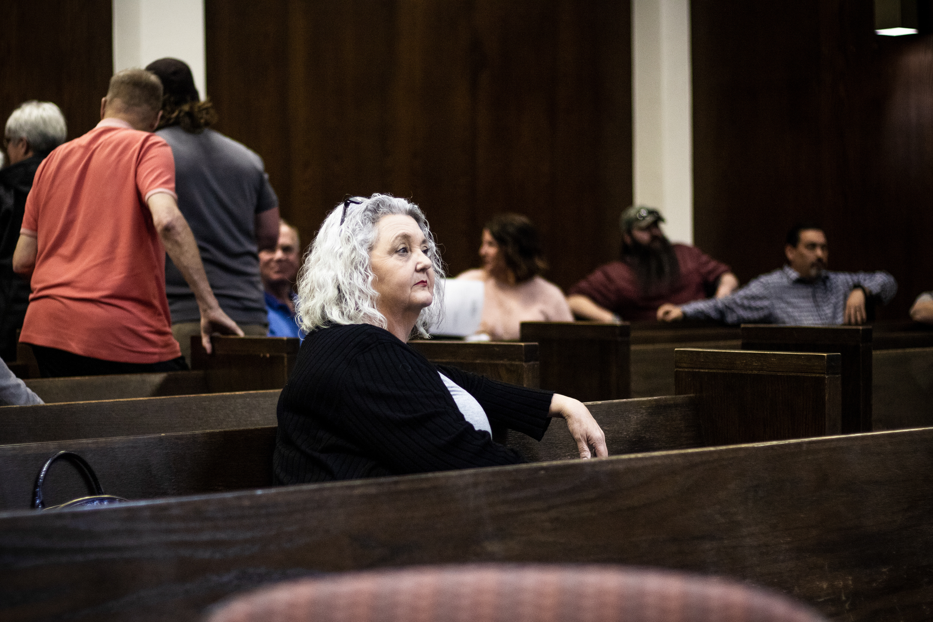 LaDonna Bryce voiced her opinion on the Broadway Street Project at the city commissioners meeting Tuesday. (Countywide and Sun)