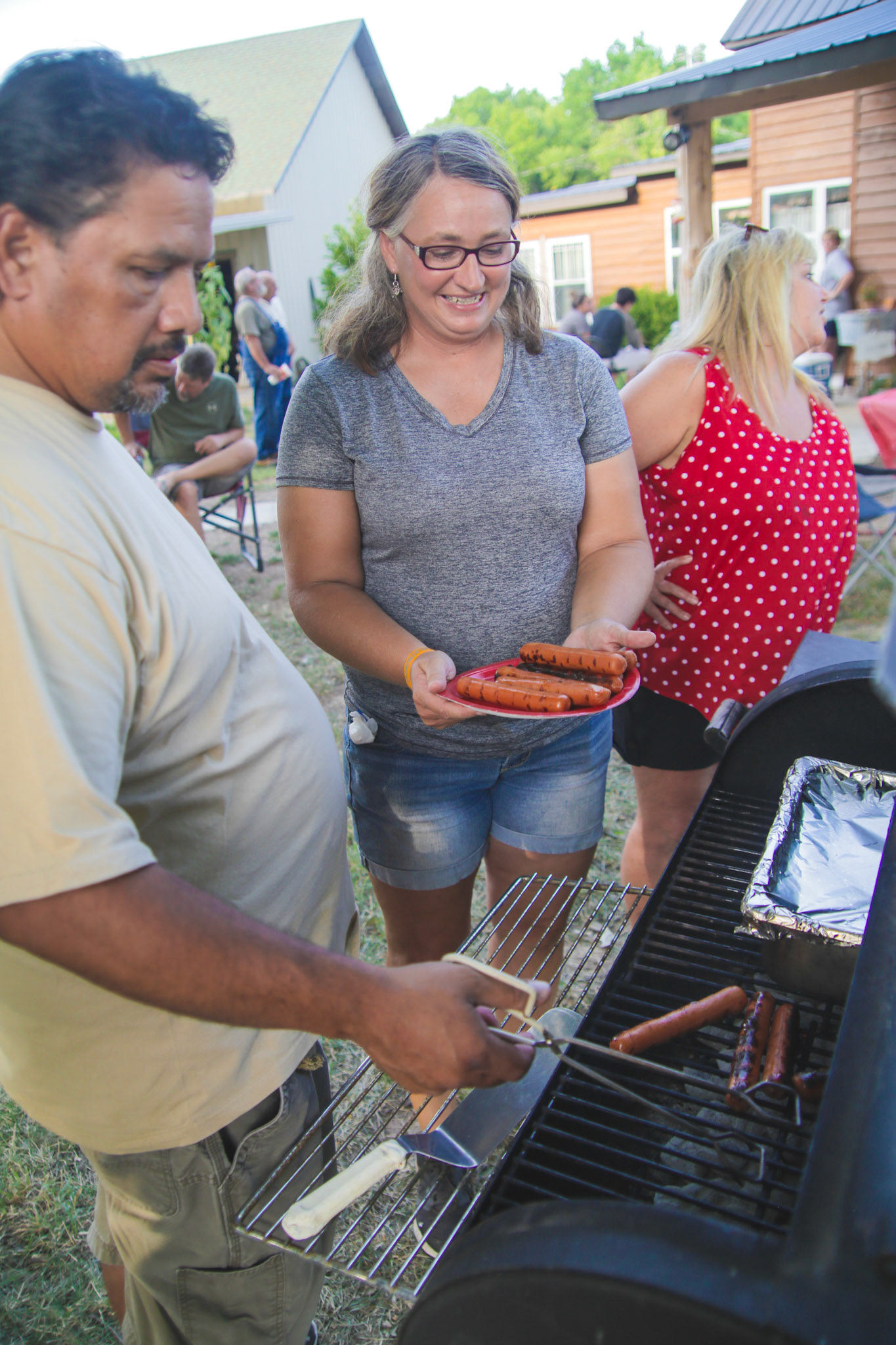 A Cox-Factor family barbecue.