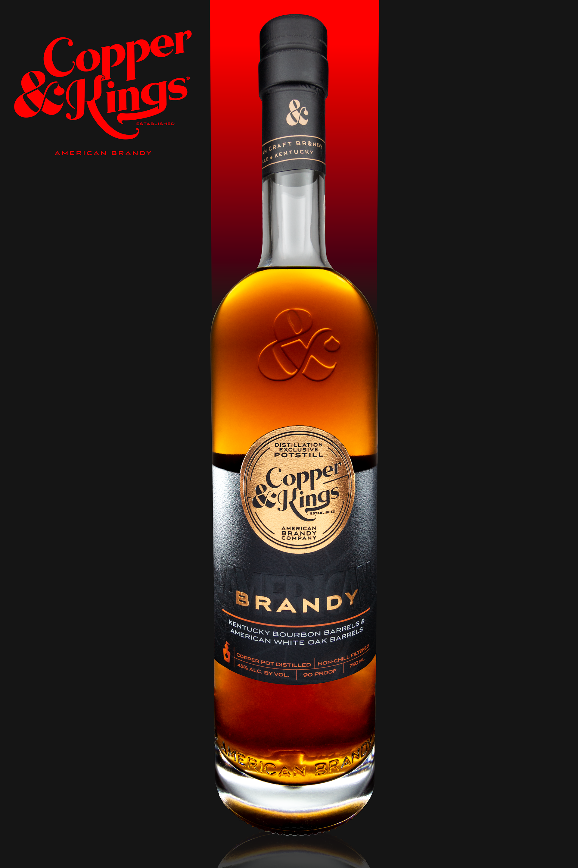 Bottle is a composite of multiple images with different lighting.  I am not affiliated with Copper and Kings, this was made purely for practice