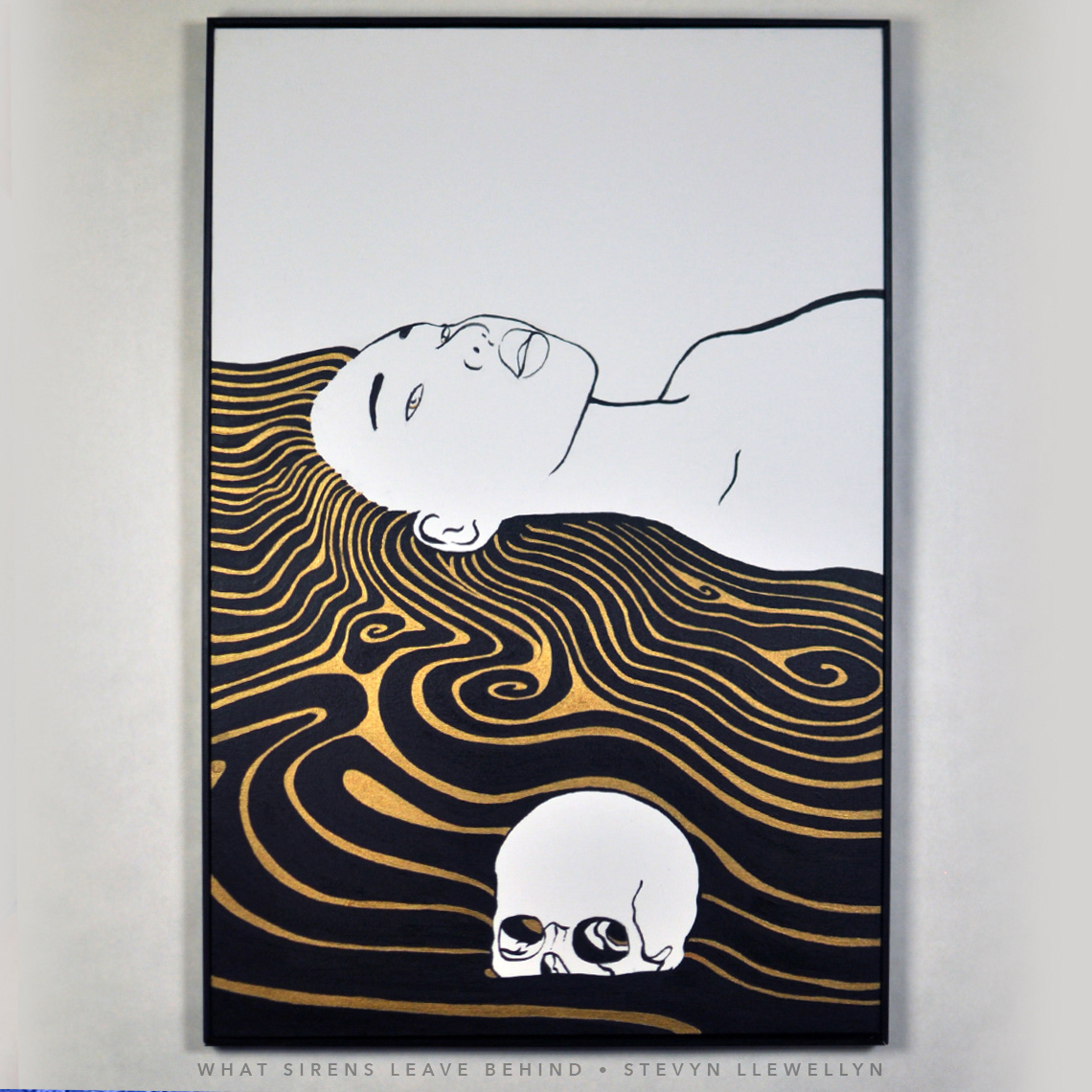What Sirens Leave Behind • Acrylic on canvas • 2023